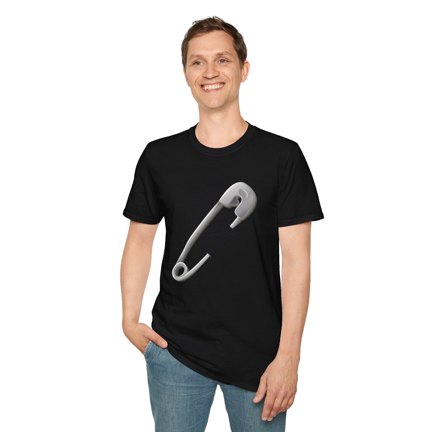 Unisex Softstyle T-Shirt - Versatile Minimalist Safety Pin