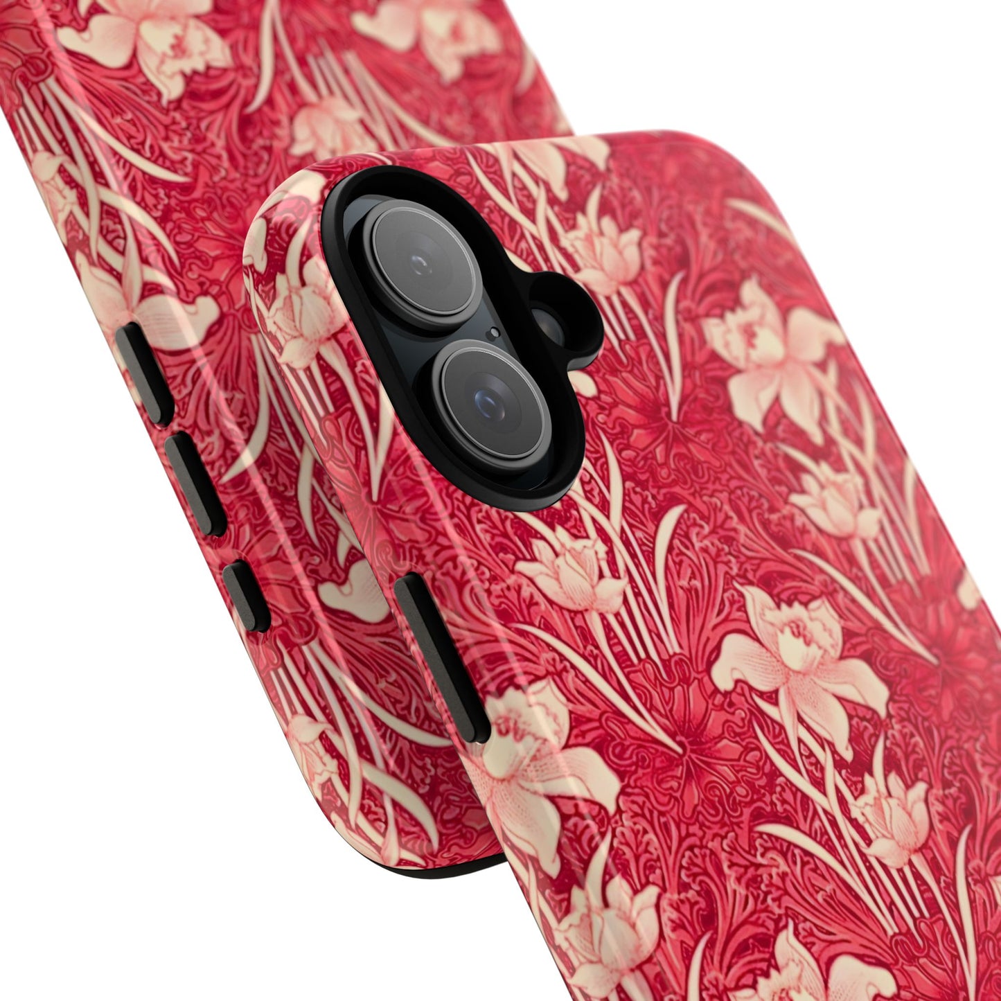 Floral Tough Phone Case - Durable, Stylish Accessory, Perfect Gift for Her, Floral Pattern, Customizable, Ideal for Daily Use