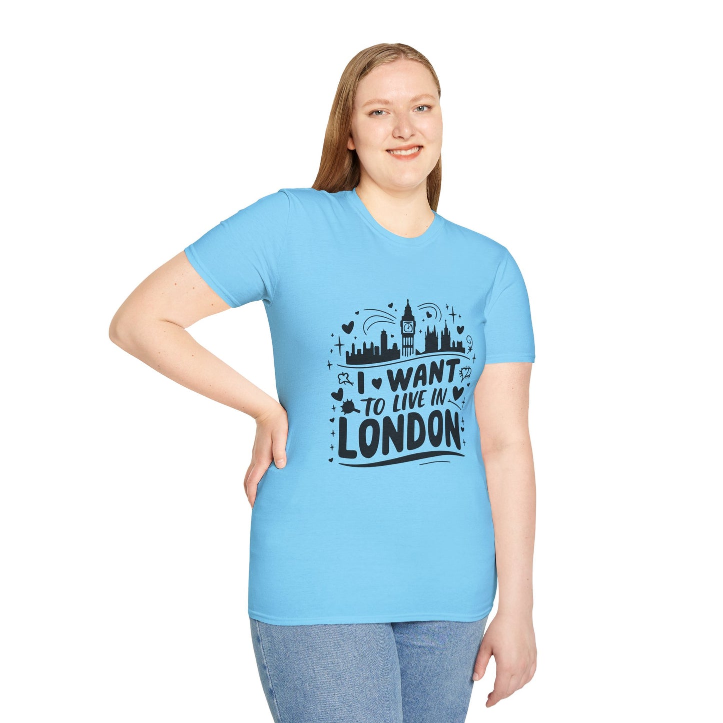 Unisex Softstyle T-Shirt - I want to Live in London