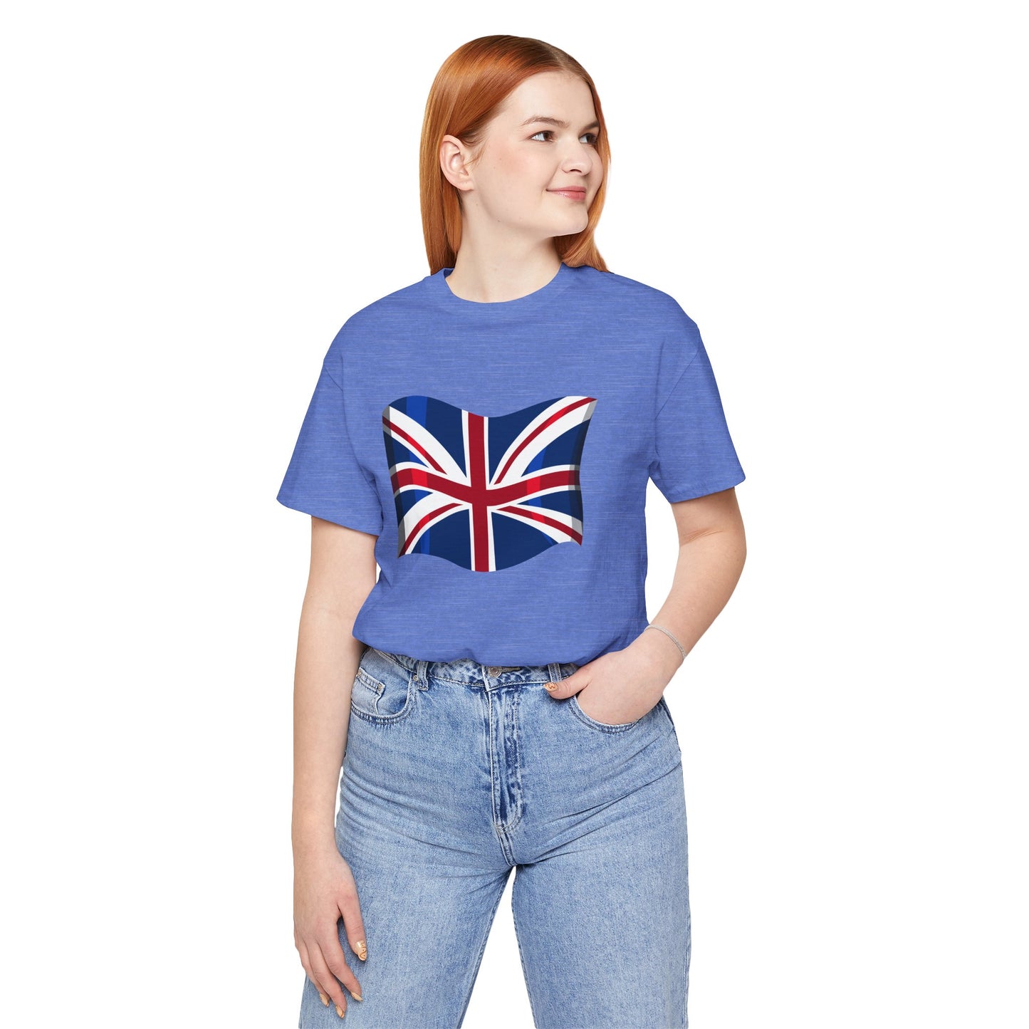 Unisex Jersey Short Sleeve Tee - Classic UK Flag Design - Union Jack Symbol