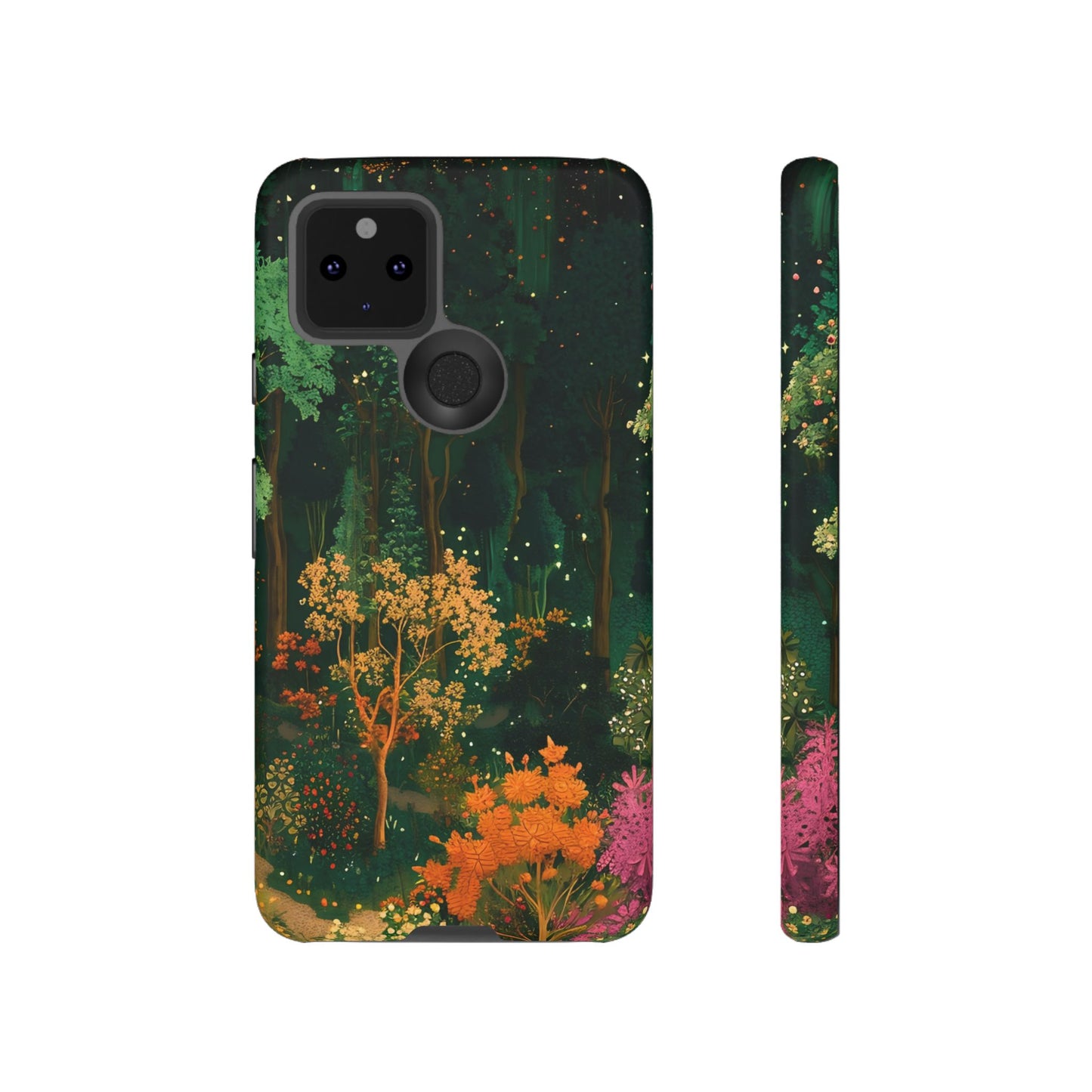 Nature-Inspired Phone Case, Floral Design, Tough iPhone Cover, Gift for Nature Lovers, Colorful Phone Accessory