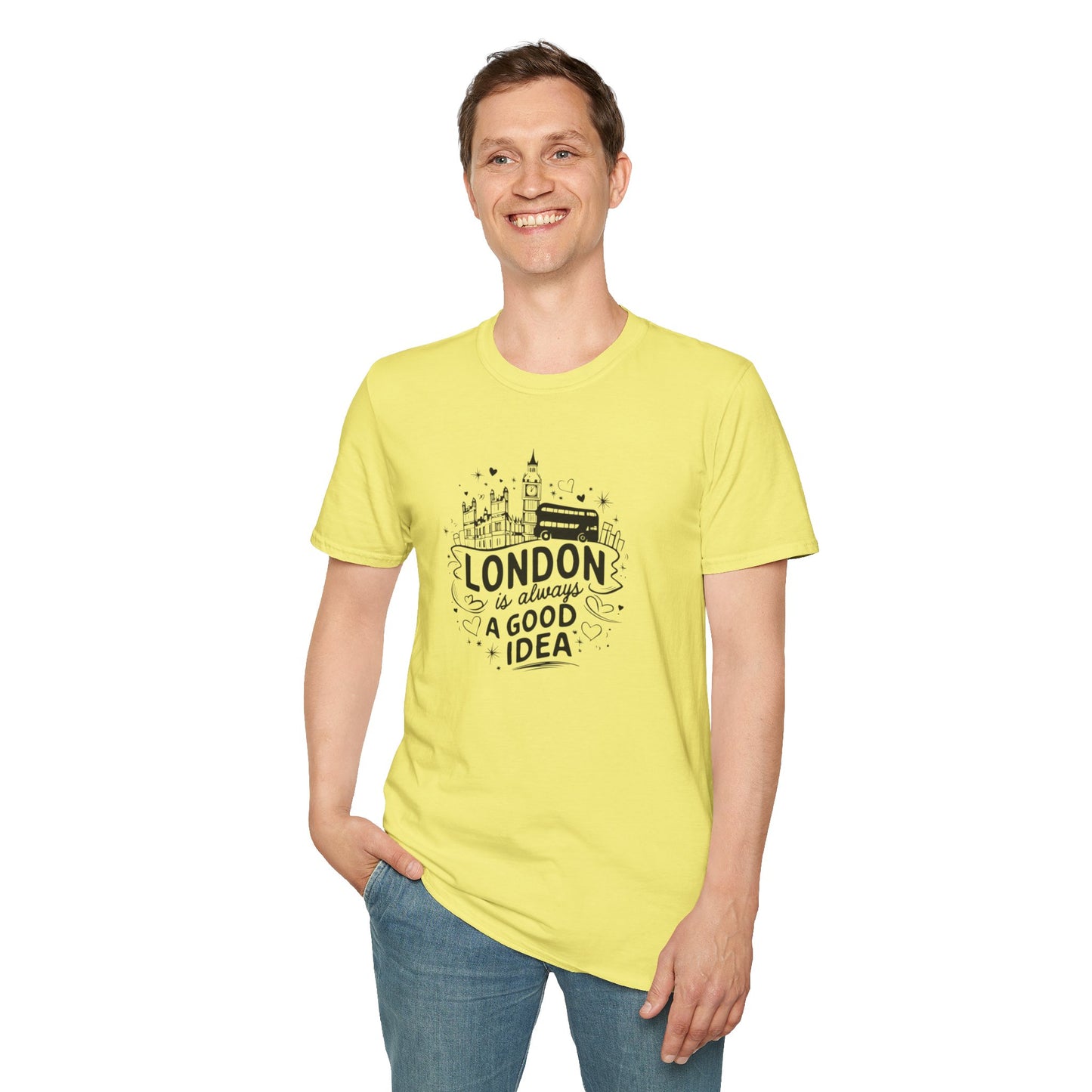 Unisex Softstyle T-Shirt Cozy - London is Always a good idea