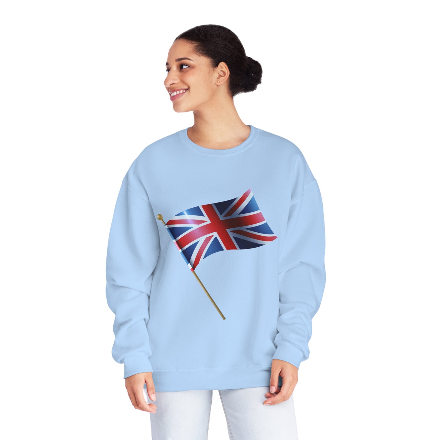 Unisex NuBlend® Crewneck Sweatshirt - Classic UK Flag