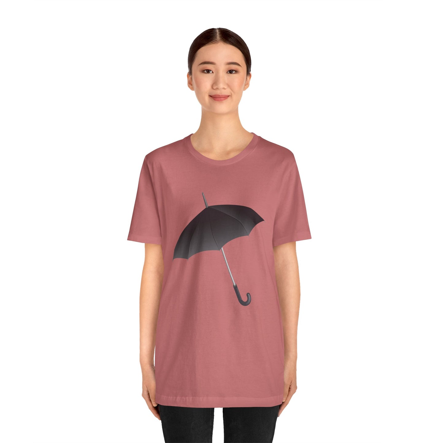 Unisex Jersey Short Sleeve Tee - Regal Royal Umbrella - Elegant and Majestic