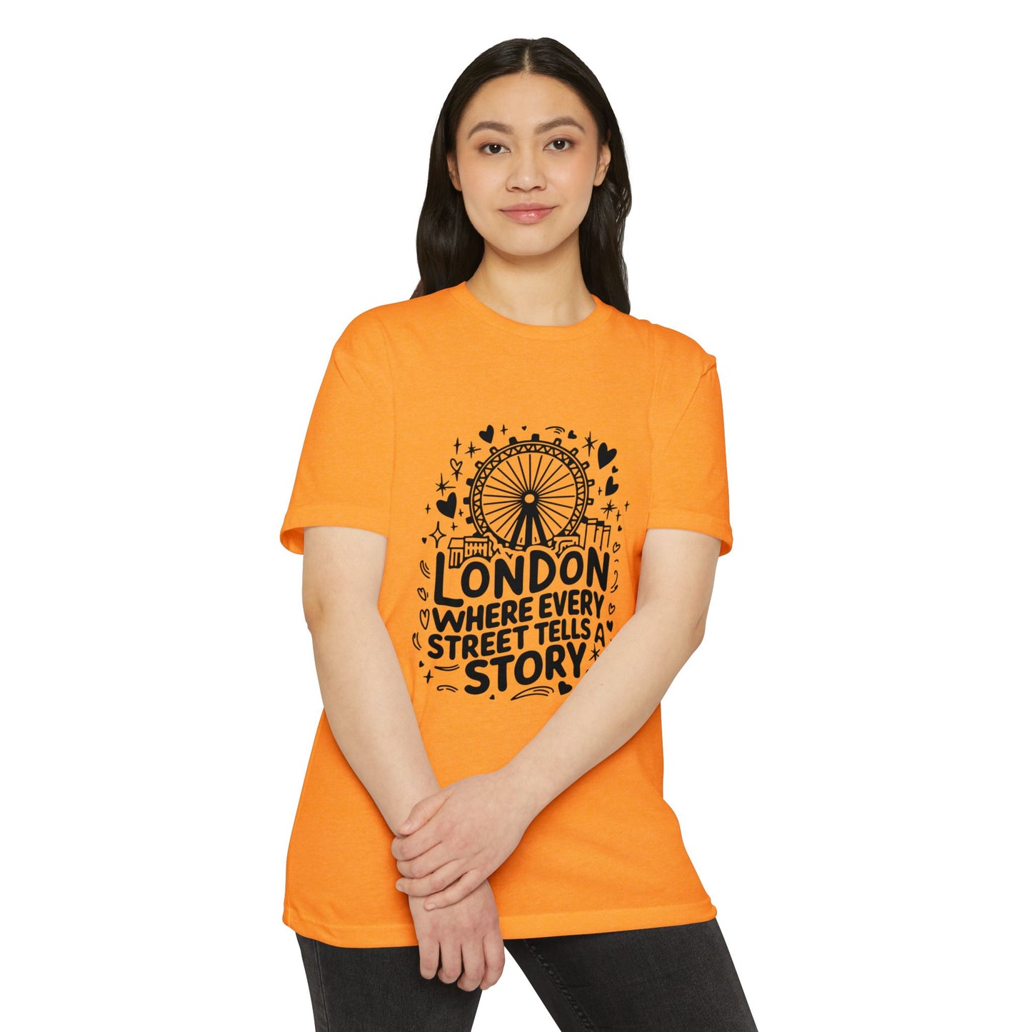 Unisex CVC Jersey T-shirt - London's Story Telling Streets