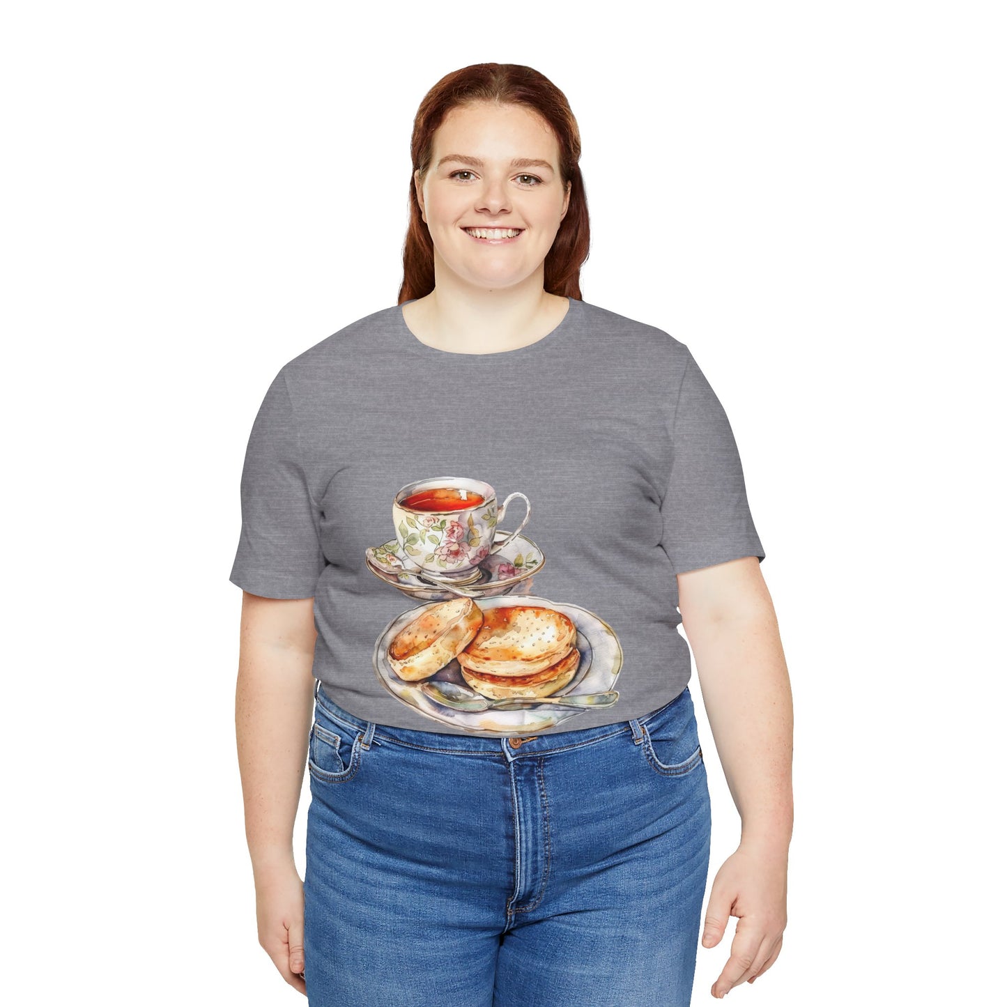 Unisex Jersey Short Sleeve Tee - A Taste of Tradition - Iconic British Cuisine