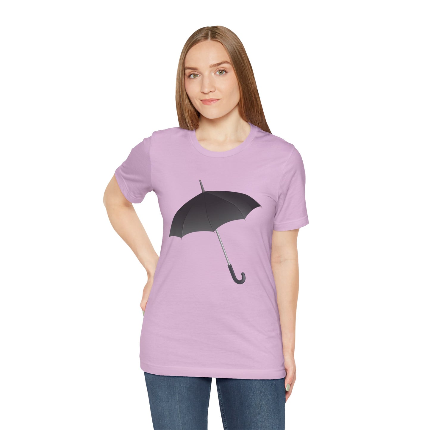 Unisex Jersey Short Sleeve Tee - Regal Royal Umbrella - Elegant and Majestic