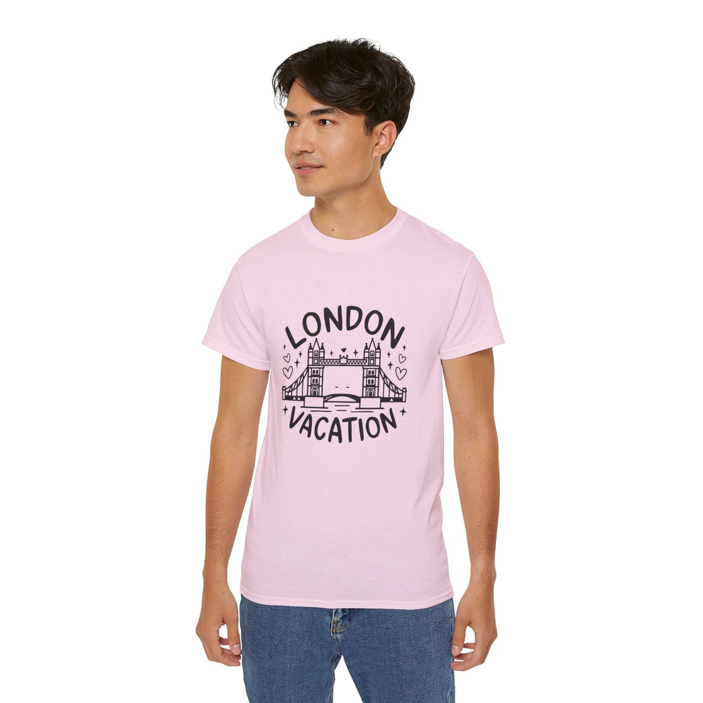Unisex Ultra Cotton Tee Relaxed - London Vacation