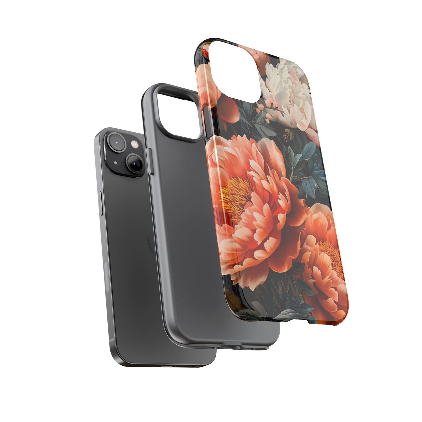 Floral Phone Case - Tough Cases, Durable Cover, Flower Design, Unique Gift, Phone Accessories