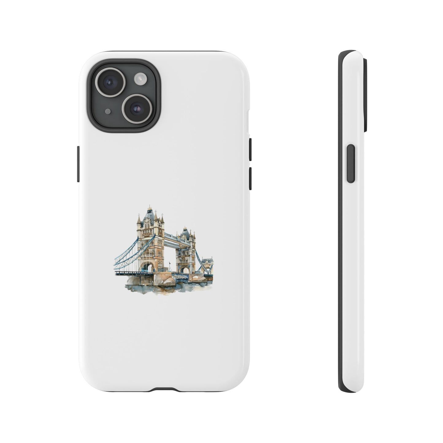 Watercolor London Bridge Phone Case - Tough and Stylish Protective Cover