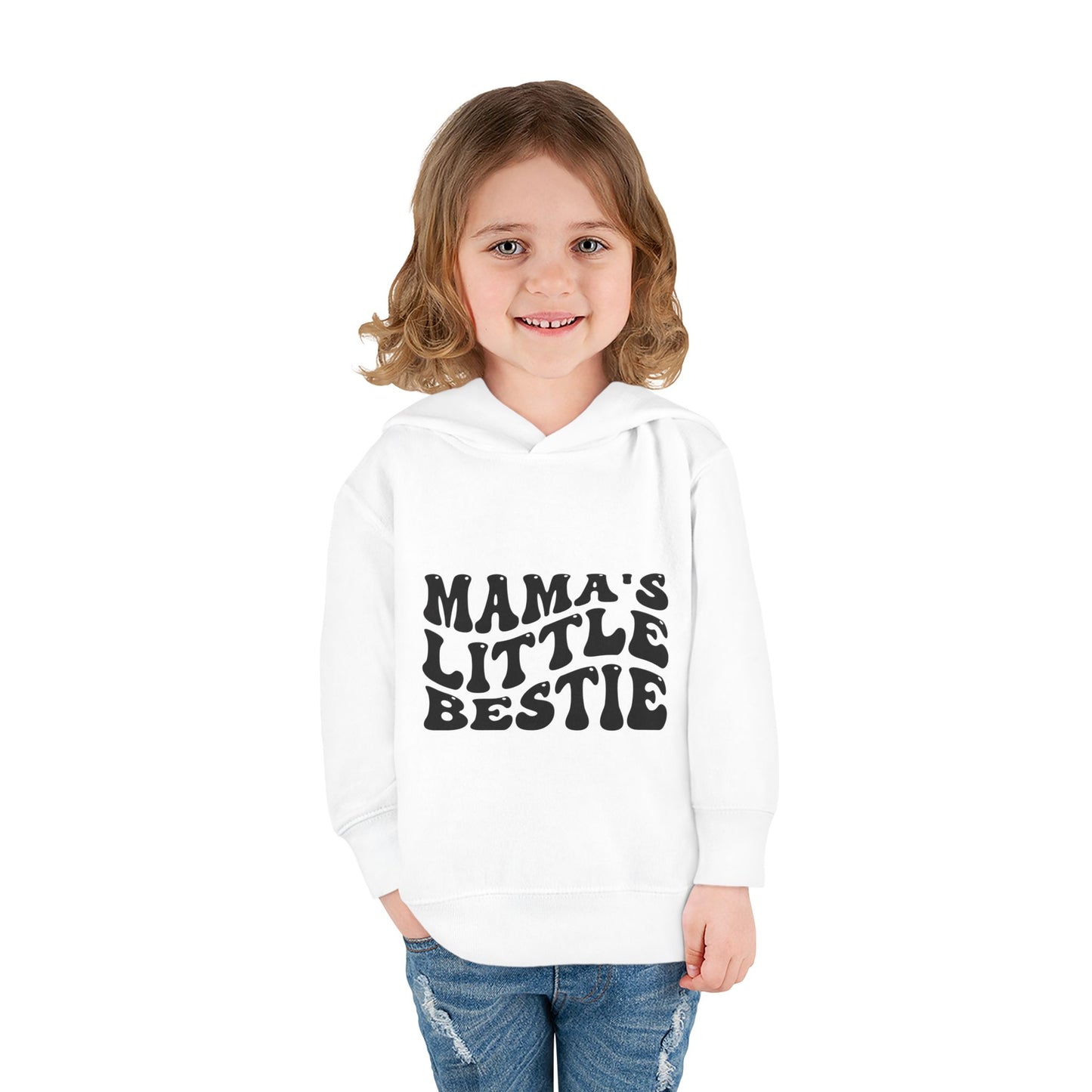 Mama's Little Bestie Toddler Hoodie - Cozy Pullover for Little Ones