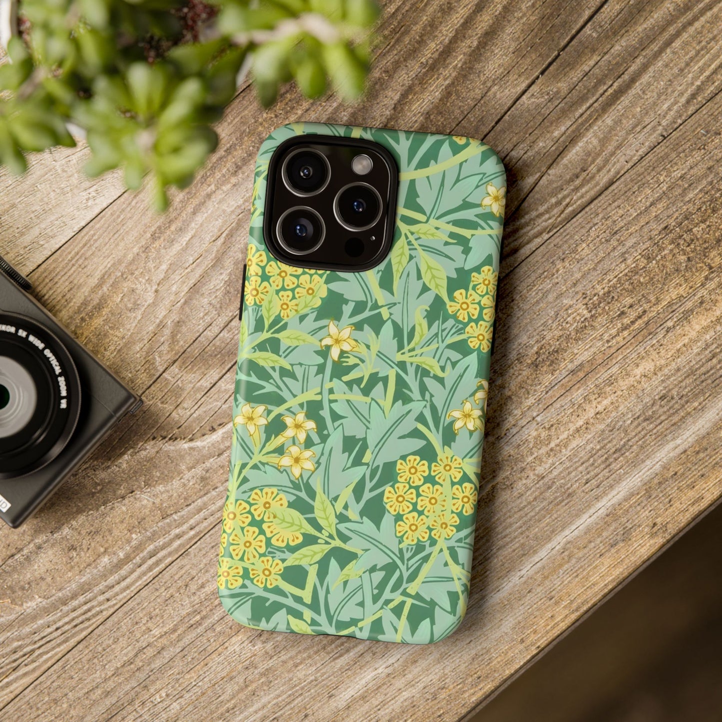 Tough Cases Organic Floral Phone Case, Stylish iPhone Cover, Eco-Friendly Gift, Nature Lover Accessory, Spring Decor, Unique Phone Protector
