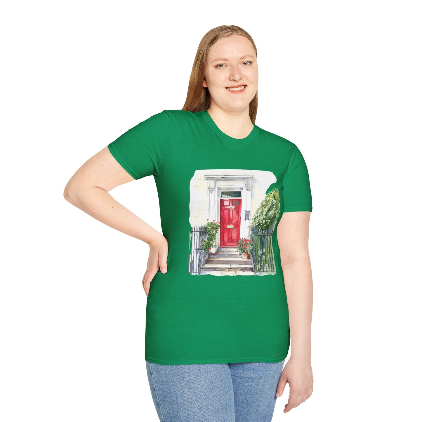 Unisex Softstyle T-Shirt - England Aesthetics - Embracing Classic British Charm and Style