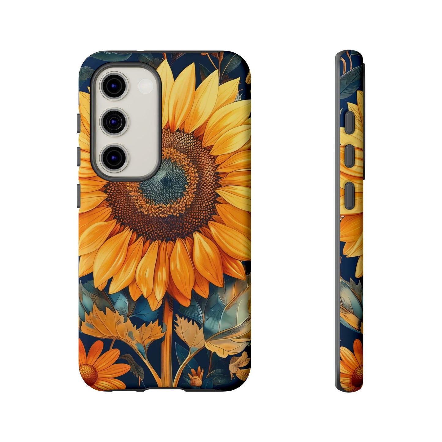 Sunflower Phone Case - Floral Design for Nature Lovers, Cute Spring Accessory, Gift for Her, Eco-Friendly Cover