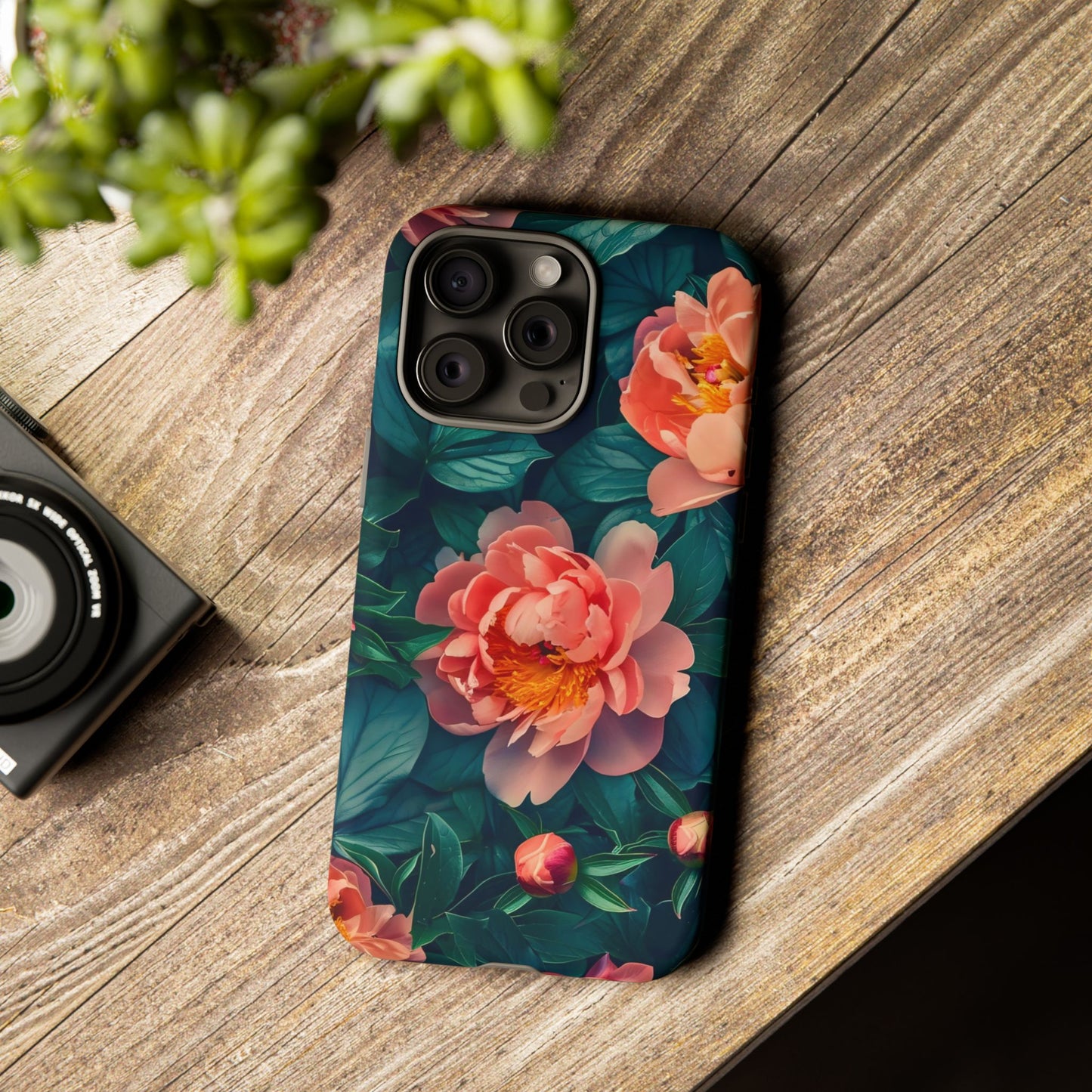 Floral Phone Case - Tough Cases, Flower Design, Botanical Art, Phone Accessory, Gift for Her, Nature Lovers