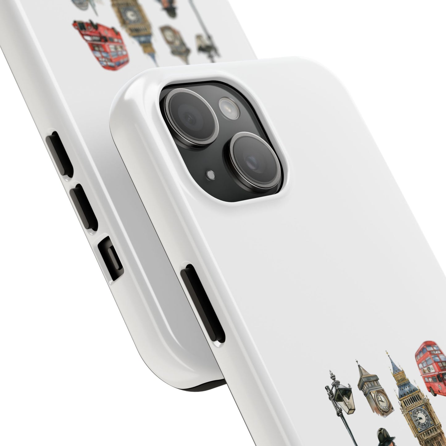 London Scene Tough Phone Case - Durable Protection with Iconic UK Landmarks
