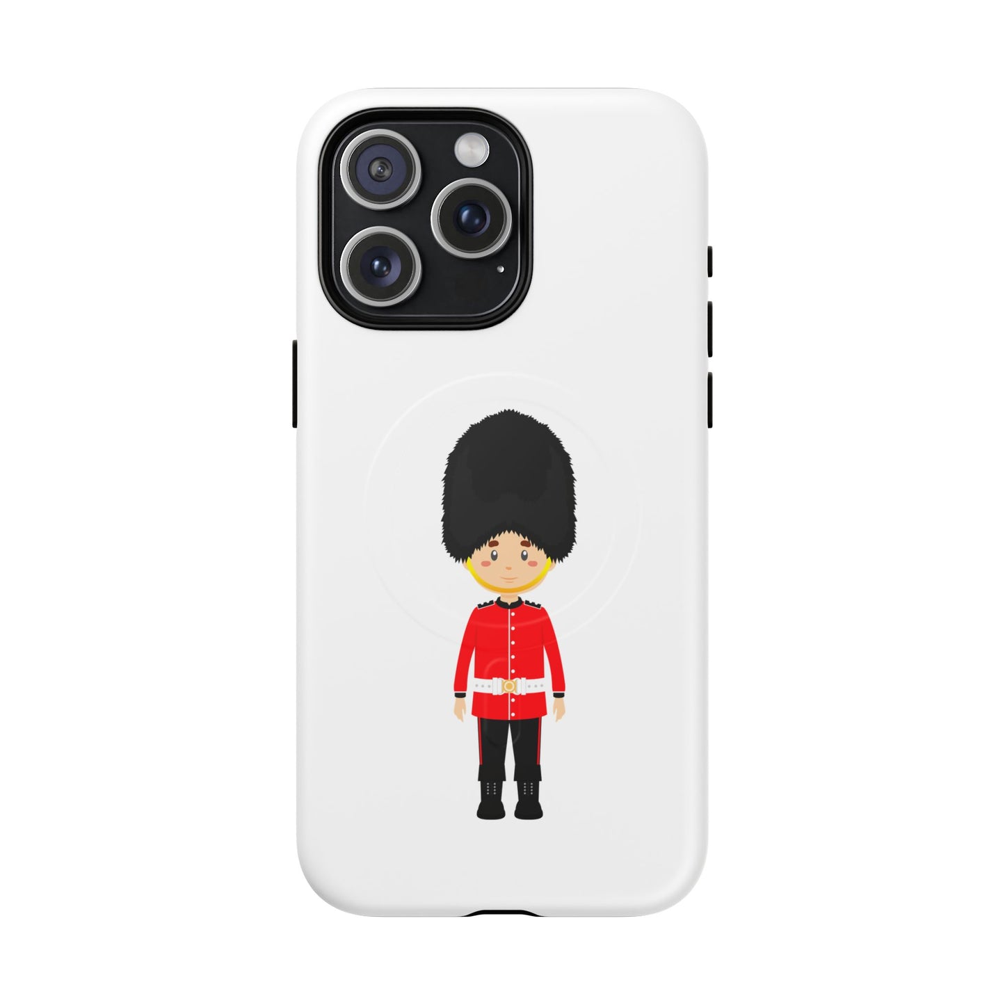 Tough Magnetic Phone Cases with Royal Guard Design - Fun Gift for Kids, Phone Protection, Unique Accessories, Birthday Present, Holiday Gift