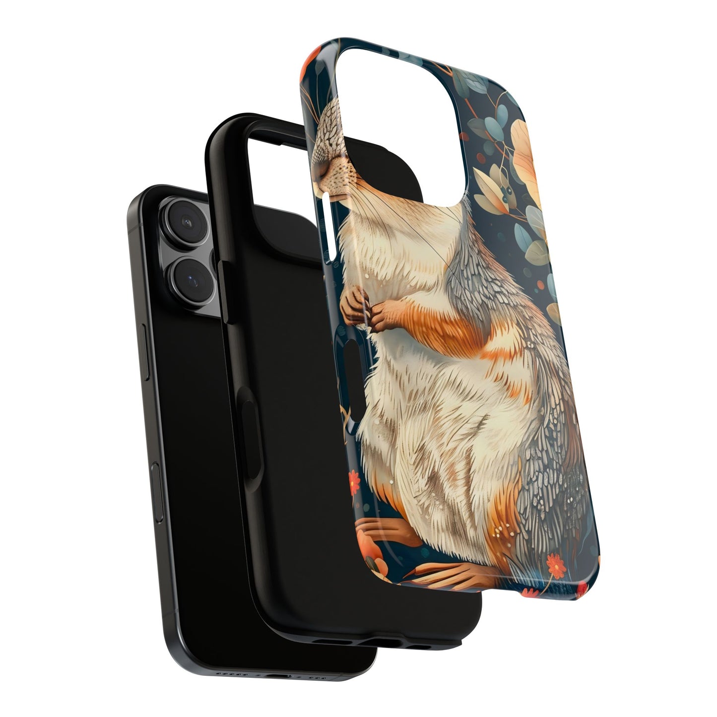 Cute Animal Phone Case, Tough Cases with Adorable Design, Perfect for Gifts, Nature Lovers, Holiday Decor, Eco-Friendly