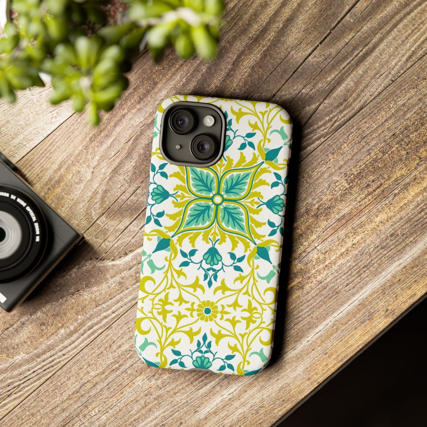 Vibrant Floral Phone Case - Protective Cover for iPhone, Stylish Gadget Accessory, Perfect Gift for Her, Home Decor, Trendy Tech