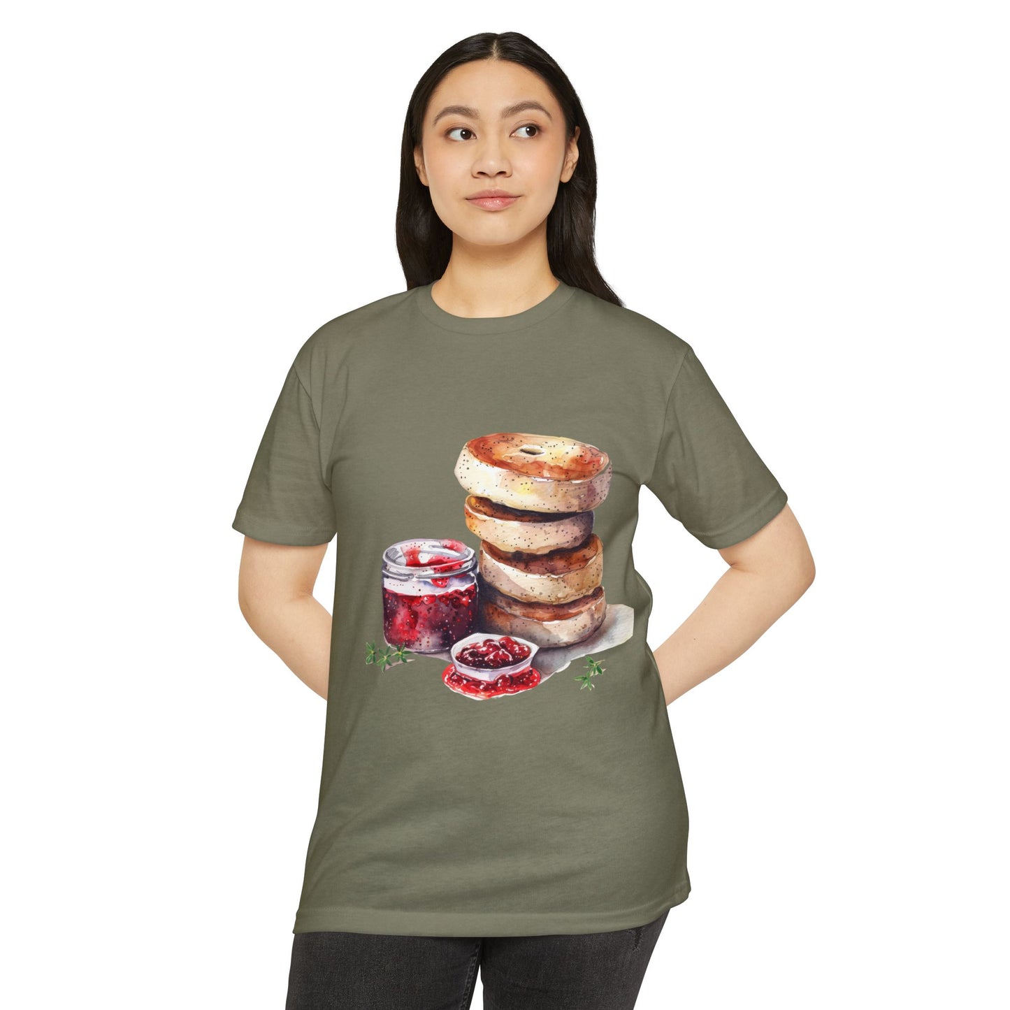 Unisex CVC Jersey T-shirt - From Pies to Puddings - Classic British Dishes