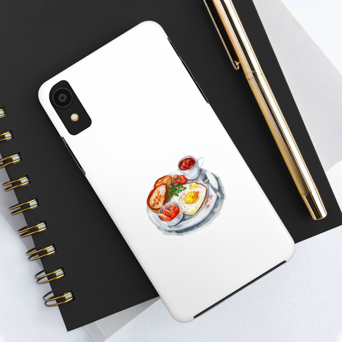 Breakfast Lovers Tough Phone Case - Cute Food Art, Durable Protection