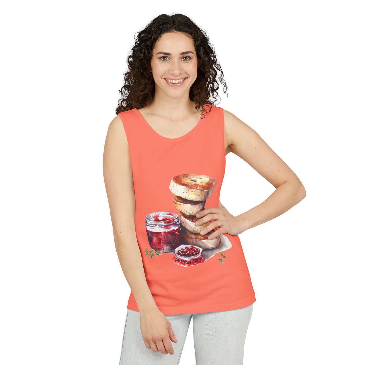 Unisex Garment-Dyed Tank Top - A Taste of the Crown - British Royal Food Heritage