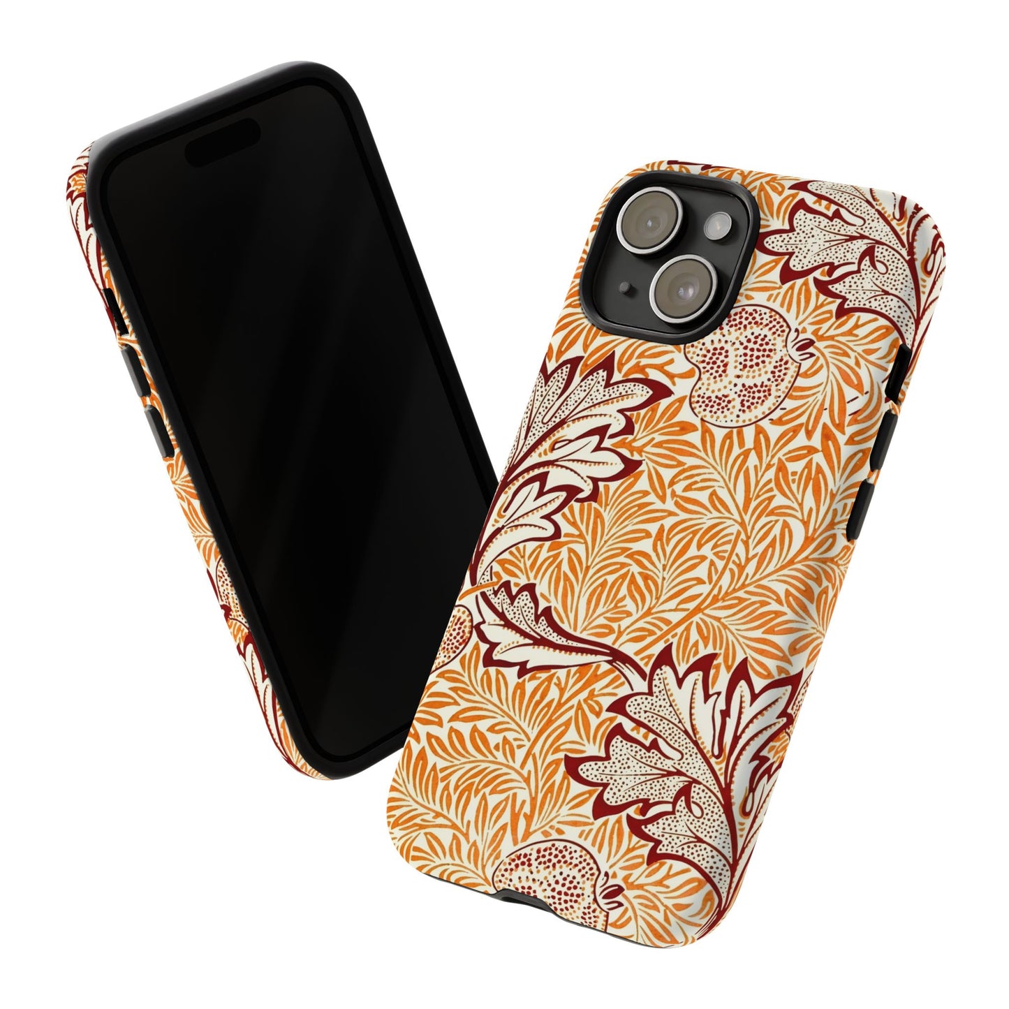 Stylish Phone Case, Tough Cases with Floral Design, Protective Cover, Gift for Her, Cute Phone Accessory