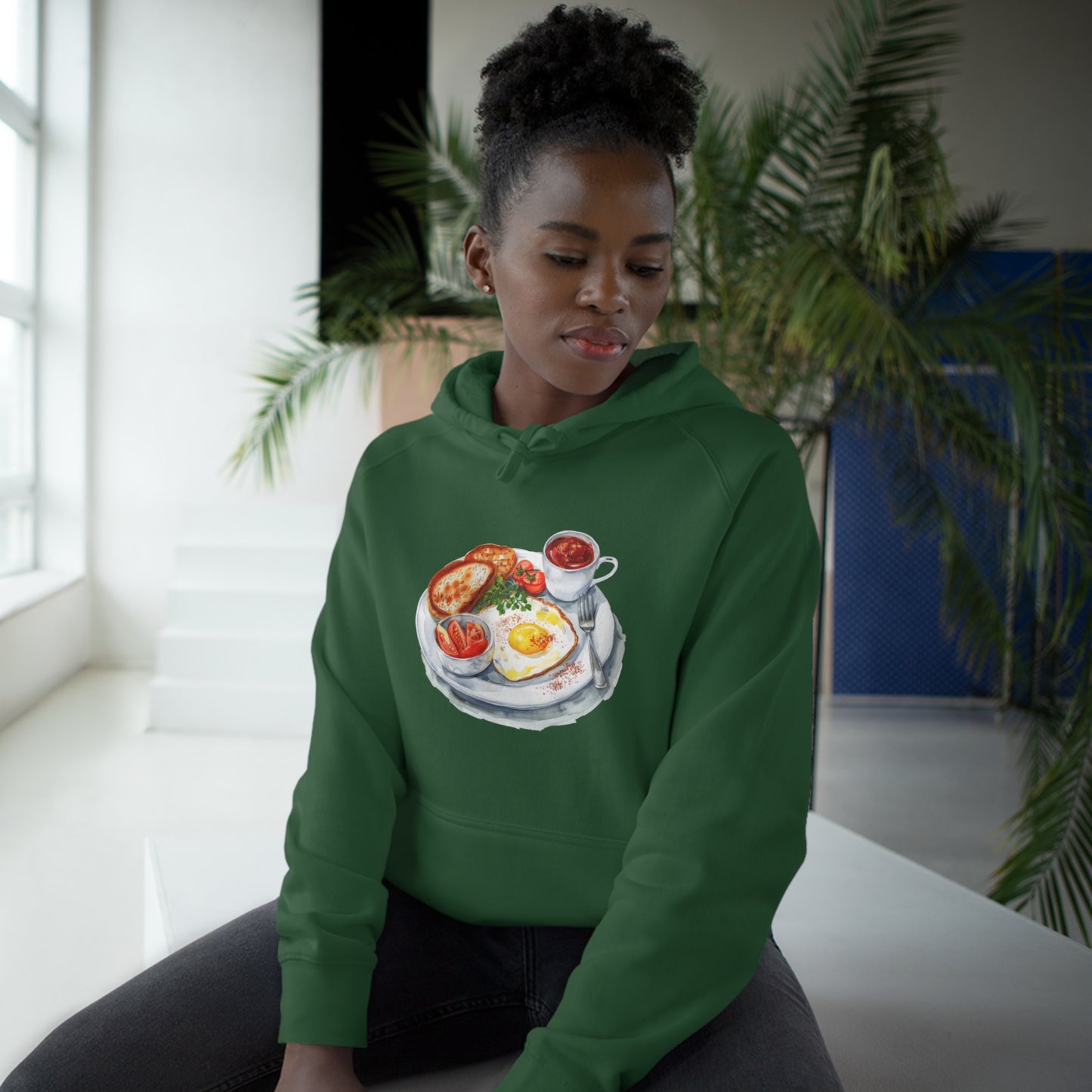 Trendy Unisex Hoodie - British Food Traditional Dishes and Culinary Delights