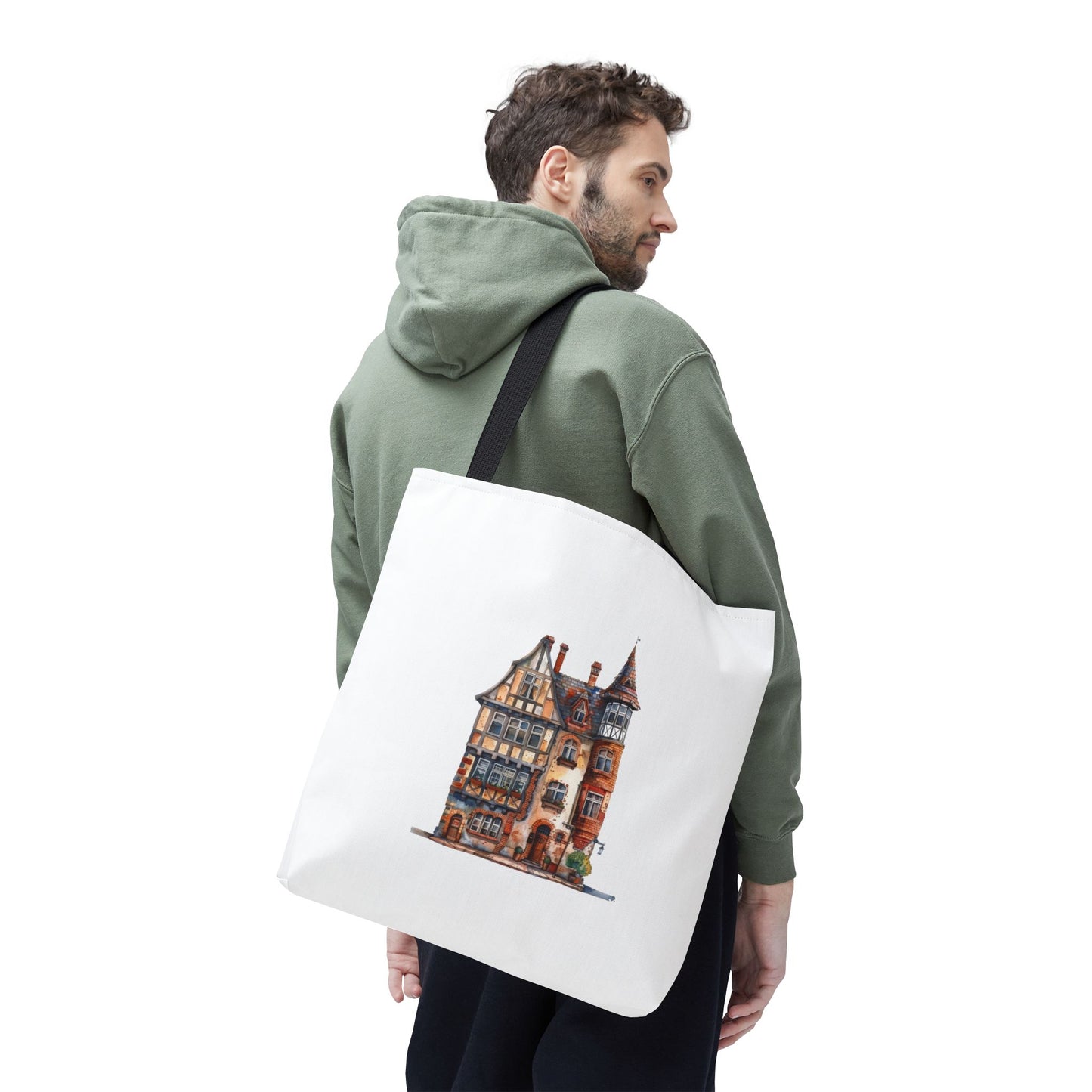 Charming Illustrated Tote Bag, Perfect for Shopping, Beach Days, Eco-Friendly, Gift for Gardeners, Art Lovers, Travel Essential