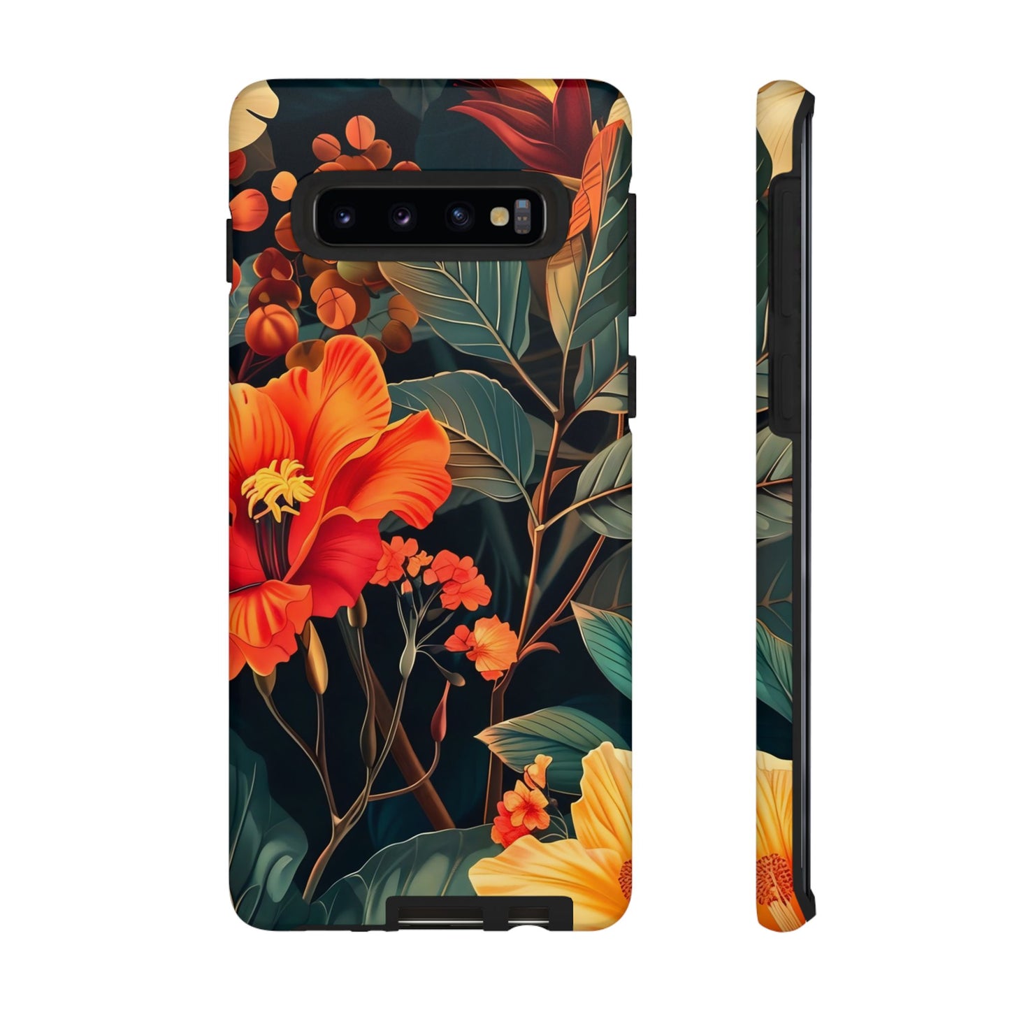 Colorful Floral Phone Case, Tough Cases, Vibrant Smartphone Cover, Gift for Nature Lovers, Summer Vibes, Unique Phone Accessory