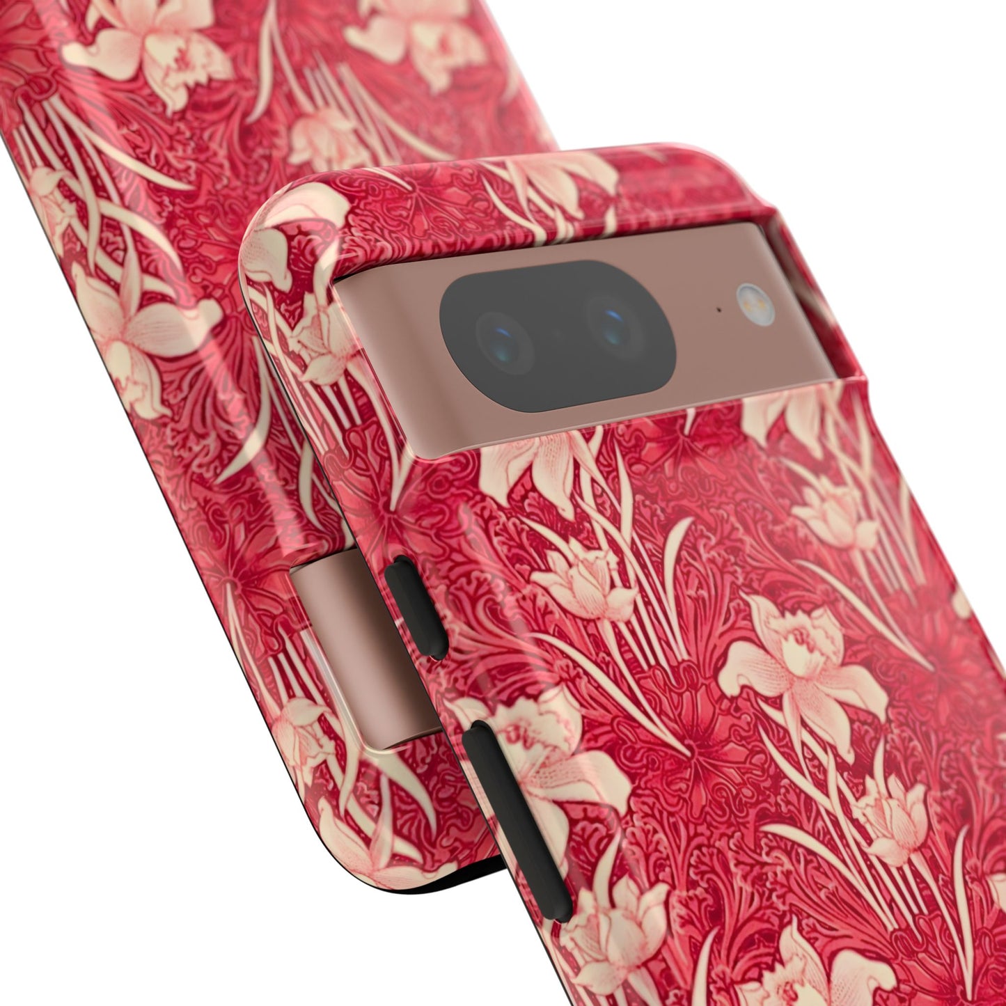 Floral Tough Phone Case - Durable, Stylish Accessory, Perfect Gift for Her, Floral Pattern, Customizable, Ideal for Daily Use