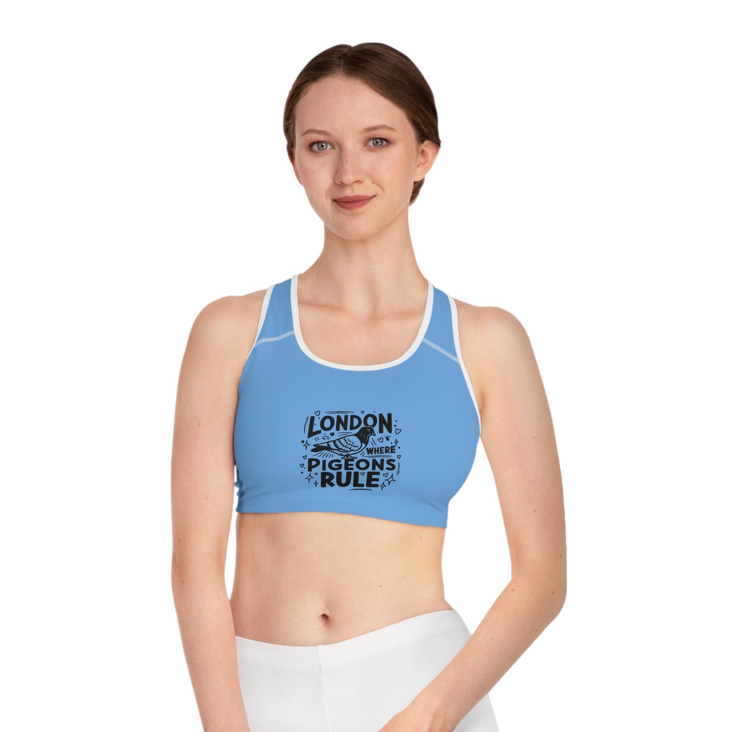 Sports Bra - London where Pigeons rule - Stylish and Comfortable Activewear