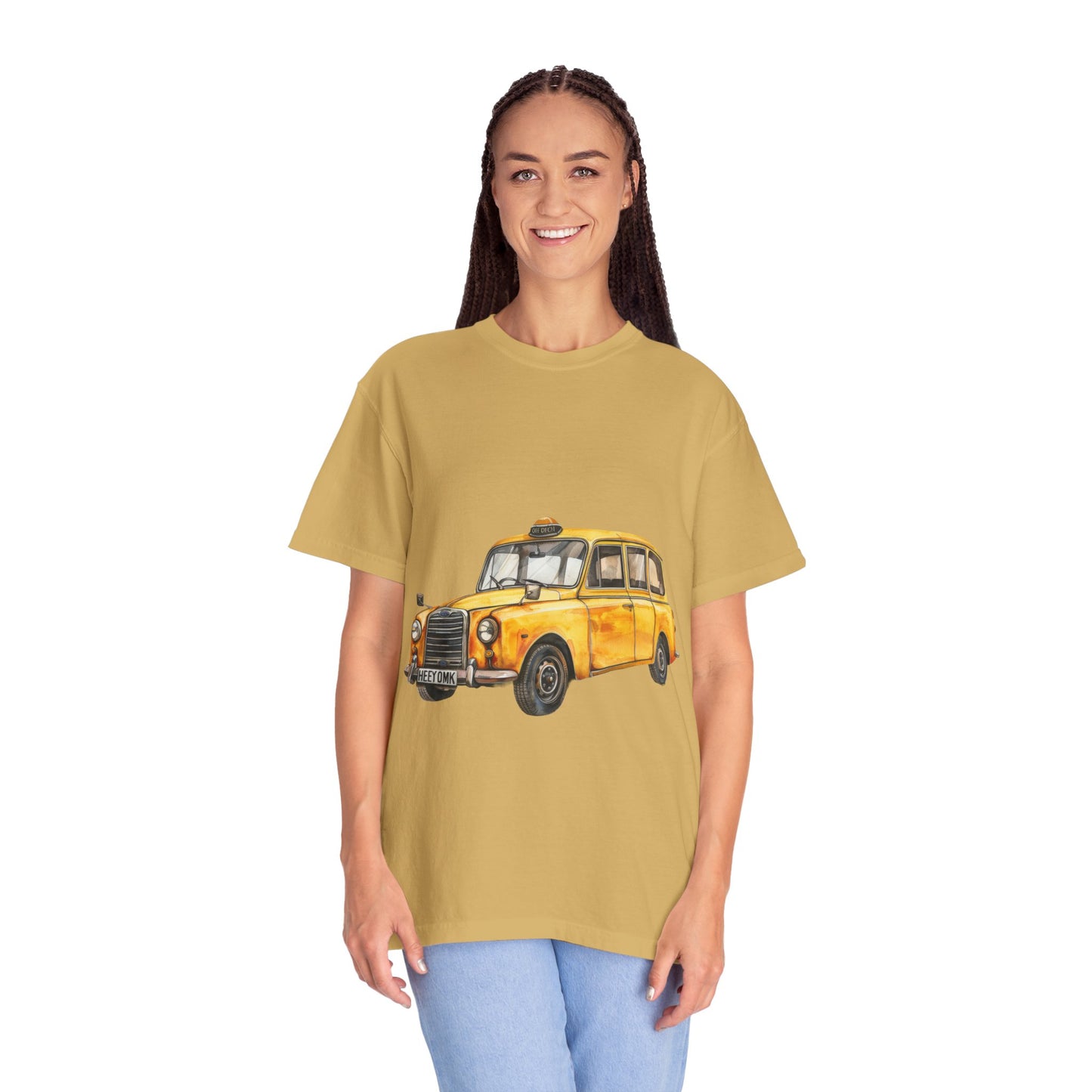 Unisex Garment-Dyed T-shirt - Vintage British Car