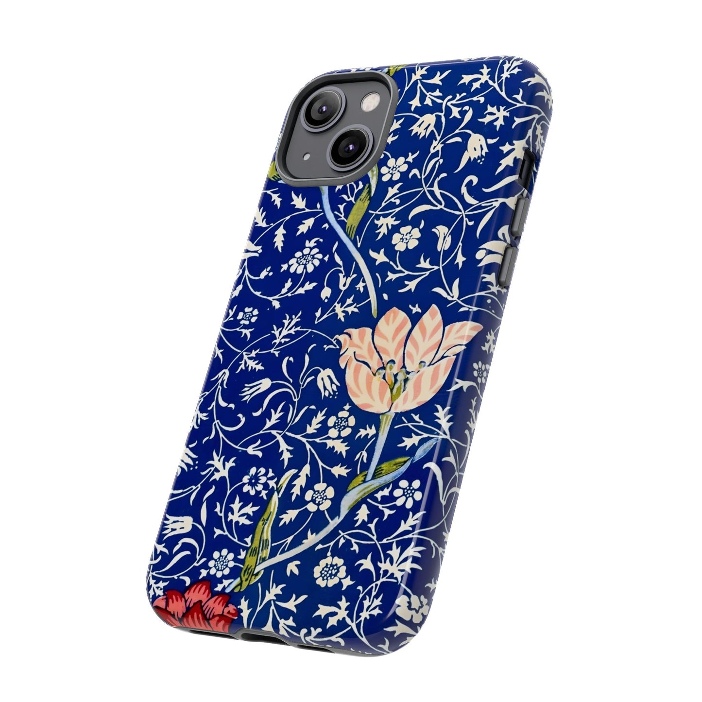 Floral Phone Case, Unique Tough Phone Cover, Gift for Her, Spring Decor, Durable Protective Case, Elegant Floral Design