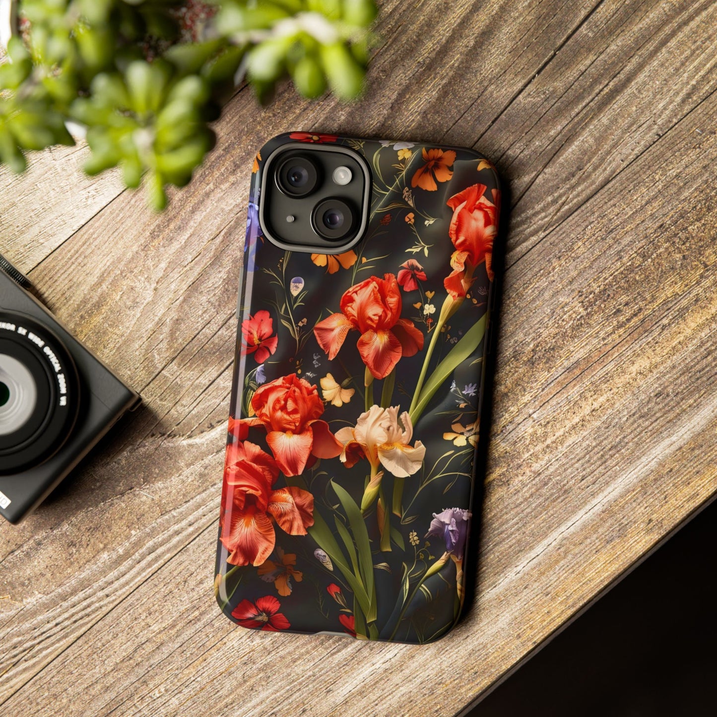 Floral Tough Case for Phone, Durable Protective Phone Cover, Gift for Flower Lovers, Phone Accessories, Spring Vibes