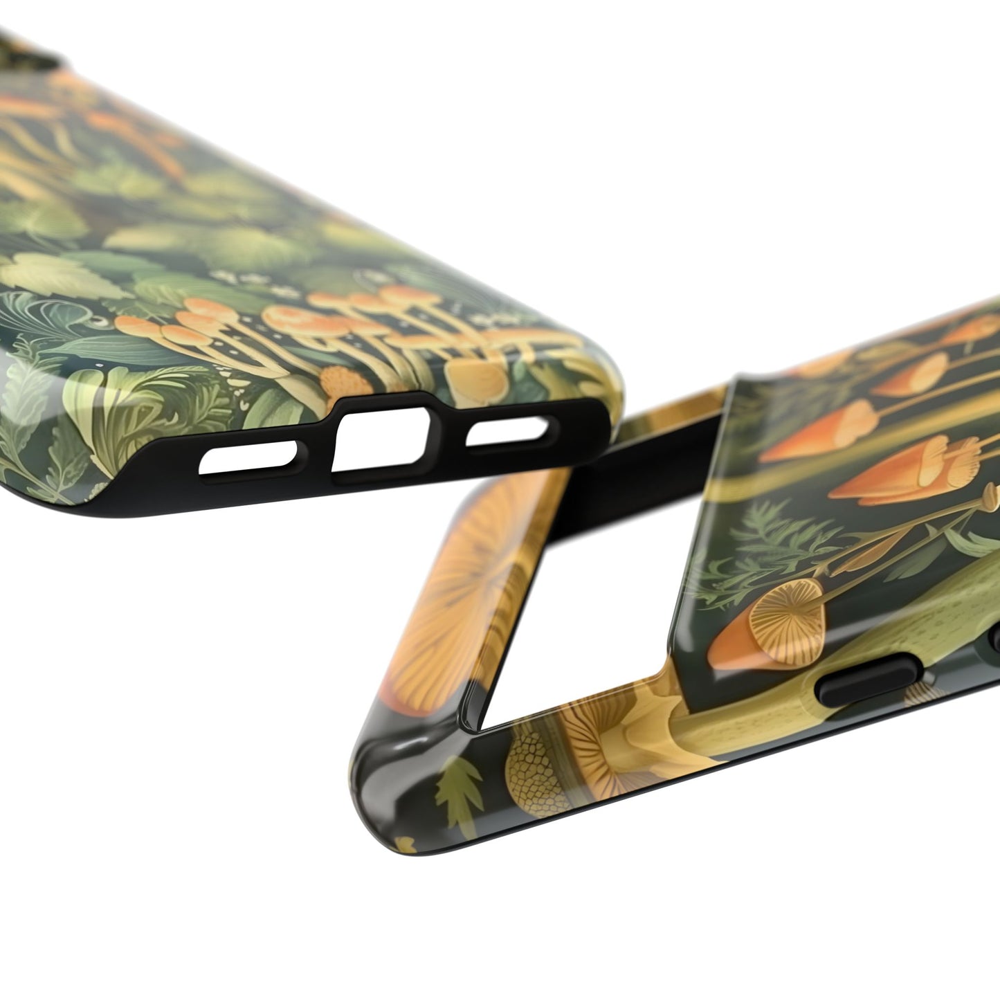 Mushroom Forest iPhone Case, Tough Cases for Nature Lovers, Vibrant Phone Accessories, Unique Gift for Him/Her, Eco-Friendly Style
