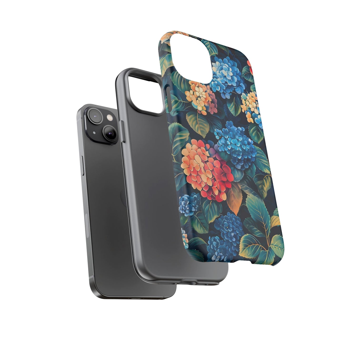Floral Phone Case, Stylish Tough Case for Gardener Gift, Flower Lover Accessory, Pretty Floral Design, Protective Case