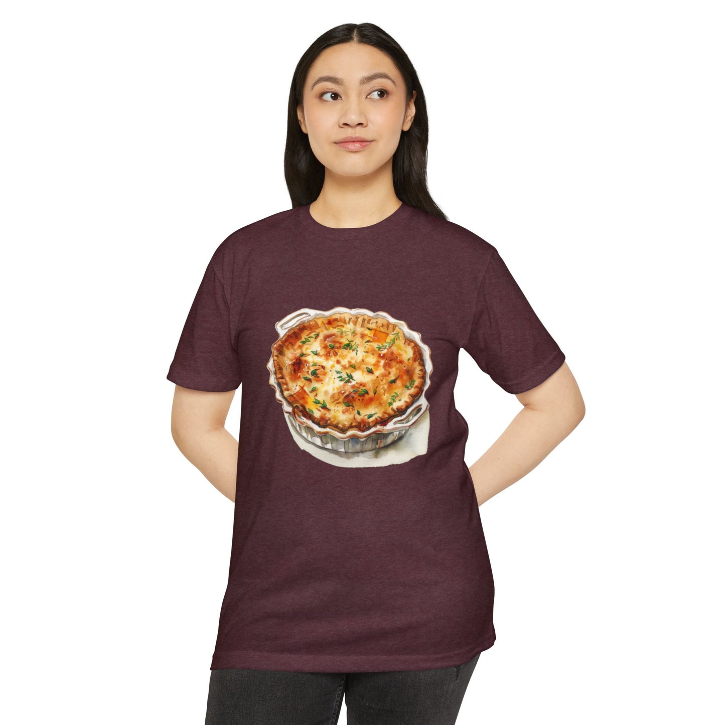 Unisex CVC Jersey T-shirt - A Taste of Tradition - Iconic British Cuisine
