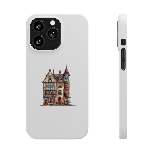 Charming House Design Slim Phone Cases - Perfect for Home Decor Lovers, Gifts, Phone Accessories, Unique, Personalized
