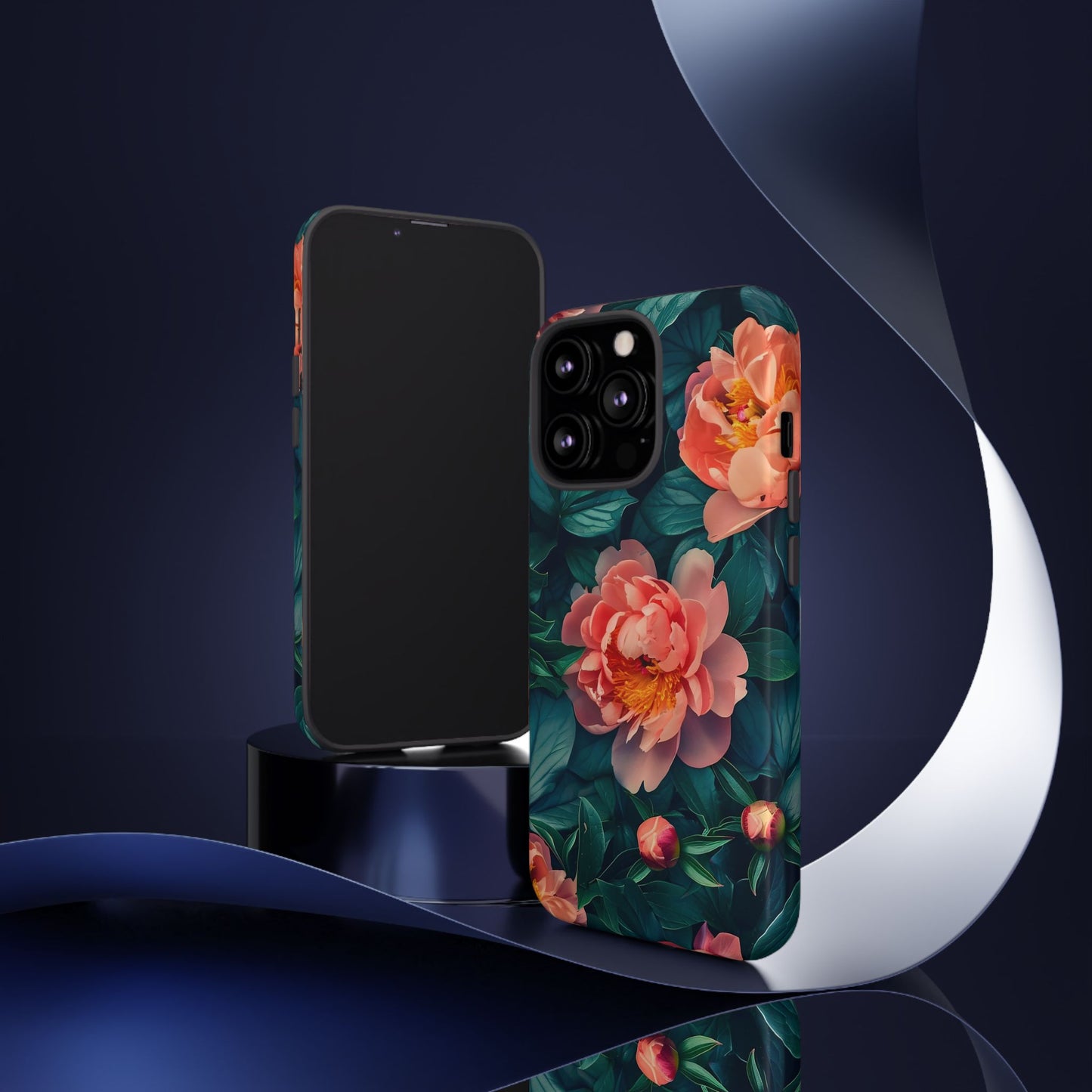 Floral Phone Case - Tough Cases, Flower Design, Botanical Art, Phone Accessory, Gift for Her, Nature Lovers