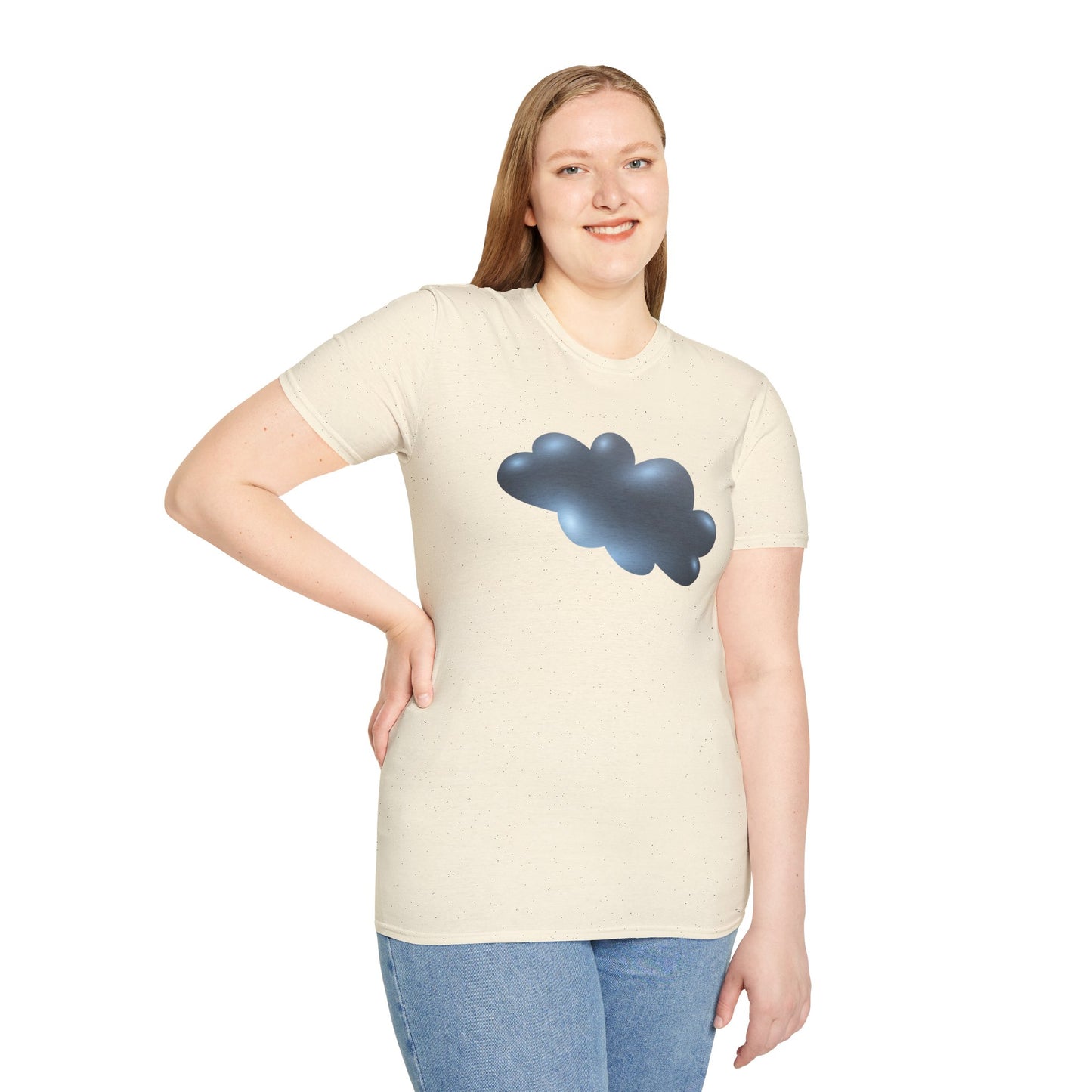 Unisex Softstyle T-Shirt - Serene Cloudscape - Dreamy Cloud