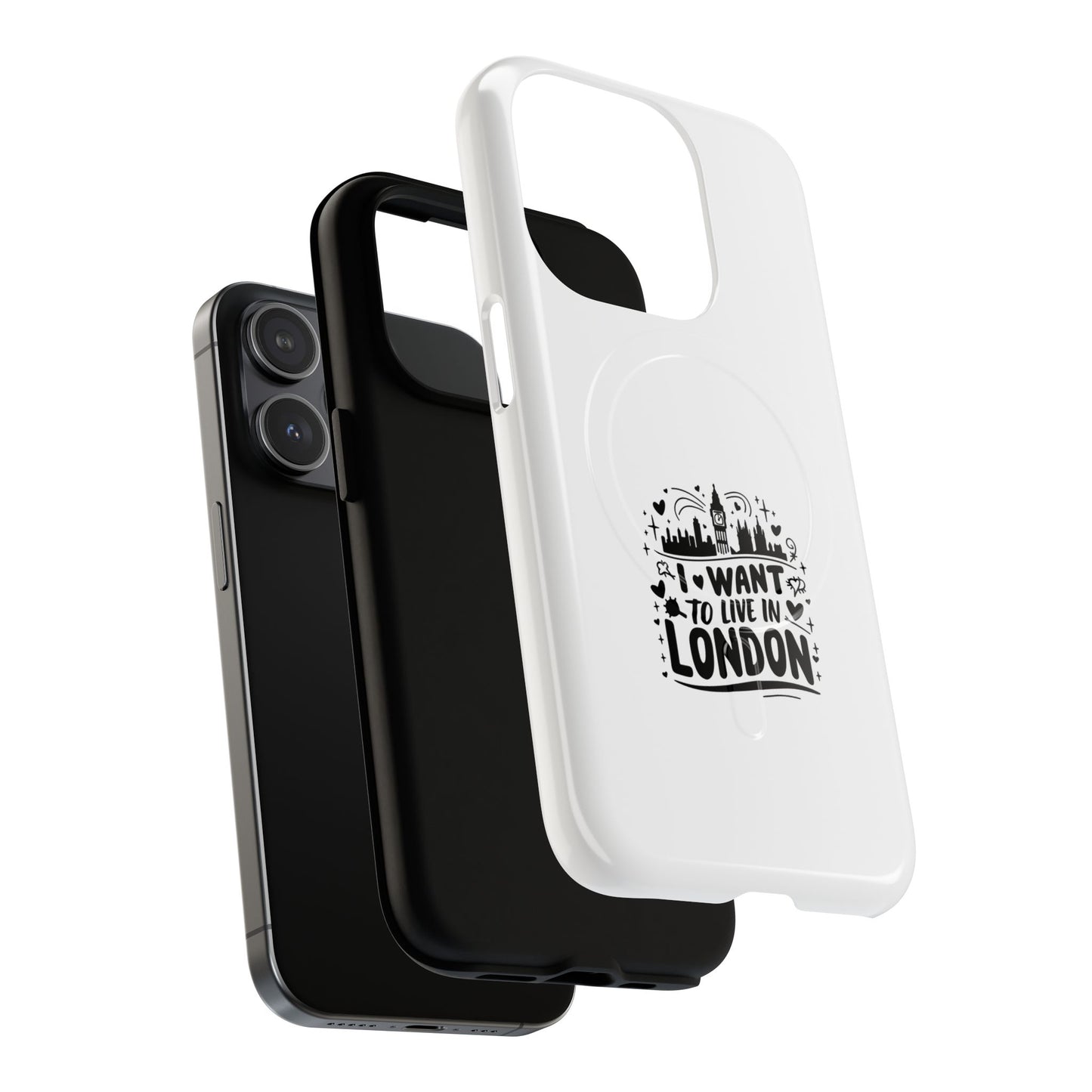 London Dream Tough Magnetic Phone Case, Chic Phone Cover, Ideal Gift for London Lovers, Functional Phone Accessory, Stylish Tech Gear