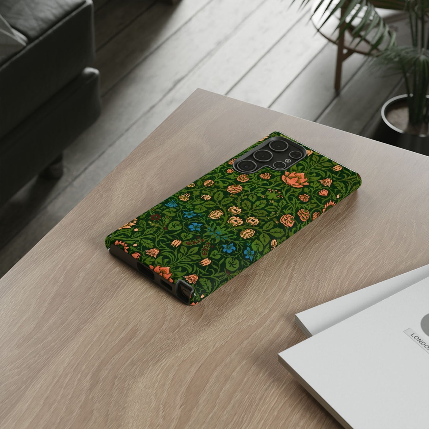 Crimson Leaf Whirl – Phone Case - Tough Cases