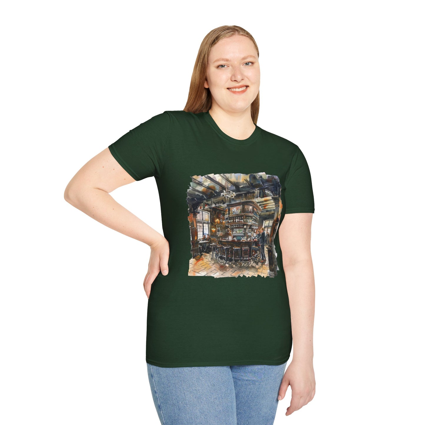 Unisex Softstyle T-Shirt - Classic British Pubs