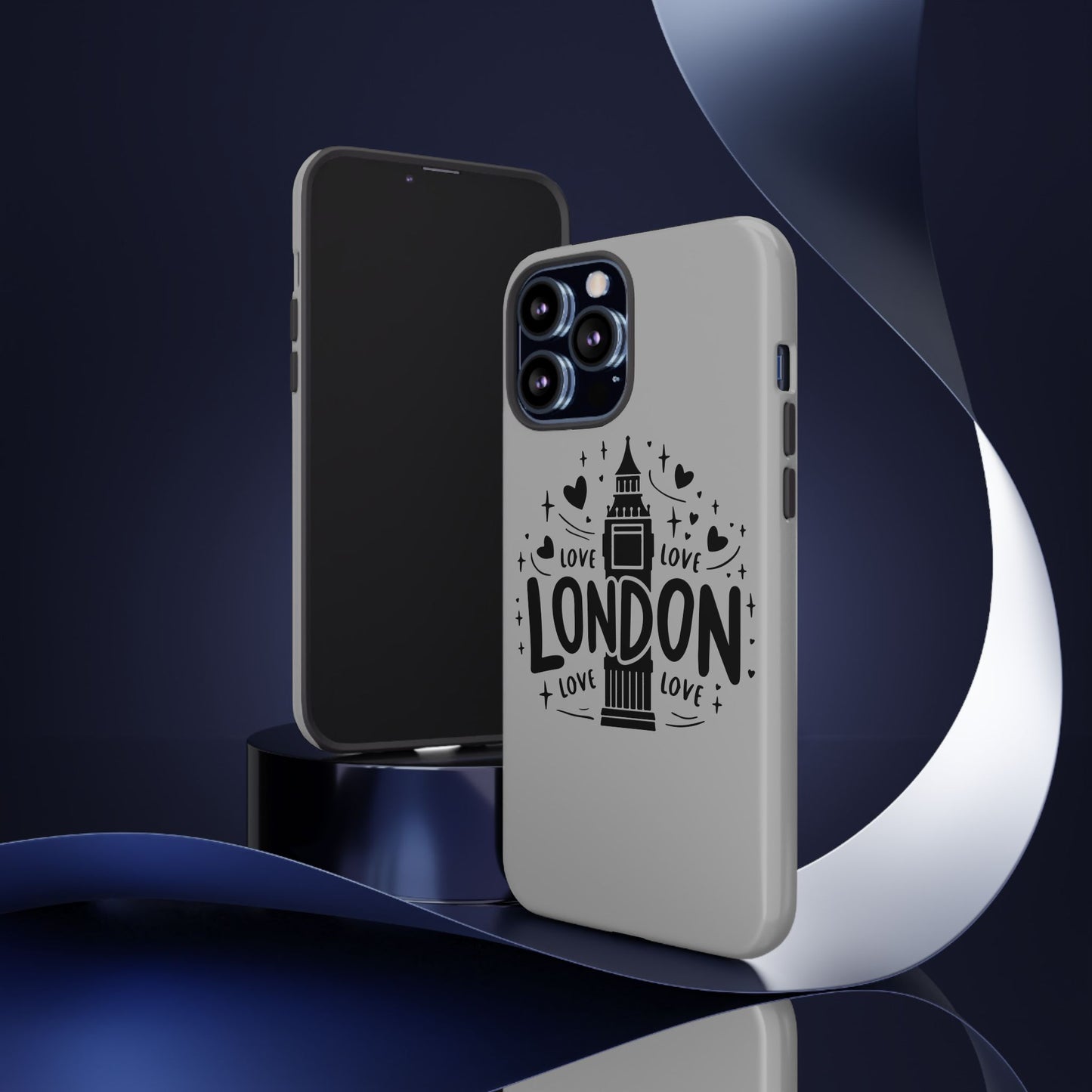 London Love Phone Case, Tough Cases, Stylish Phone Accessories, Unique Gift for Travelers, London Souvenir, Love Design