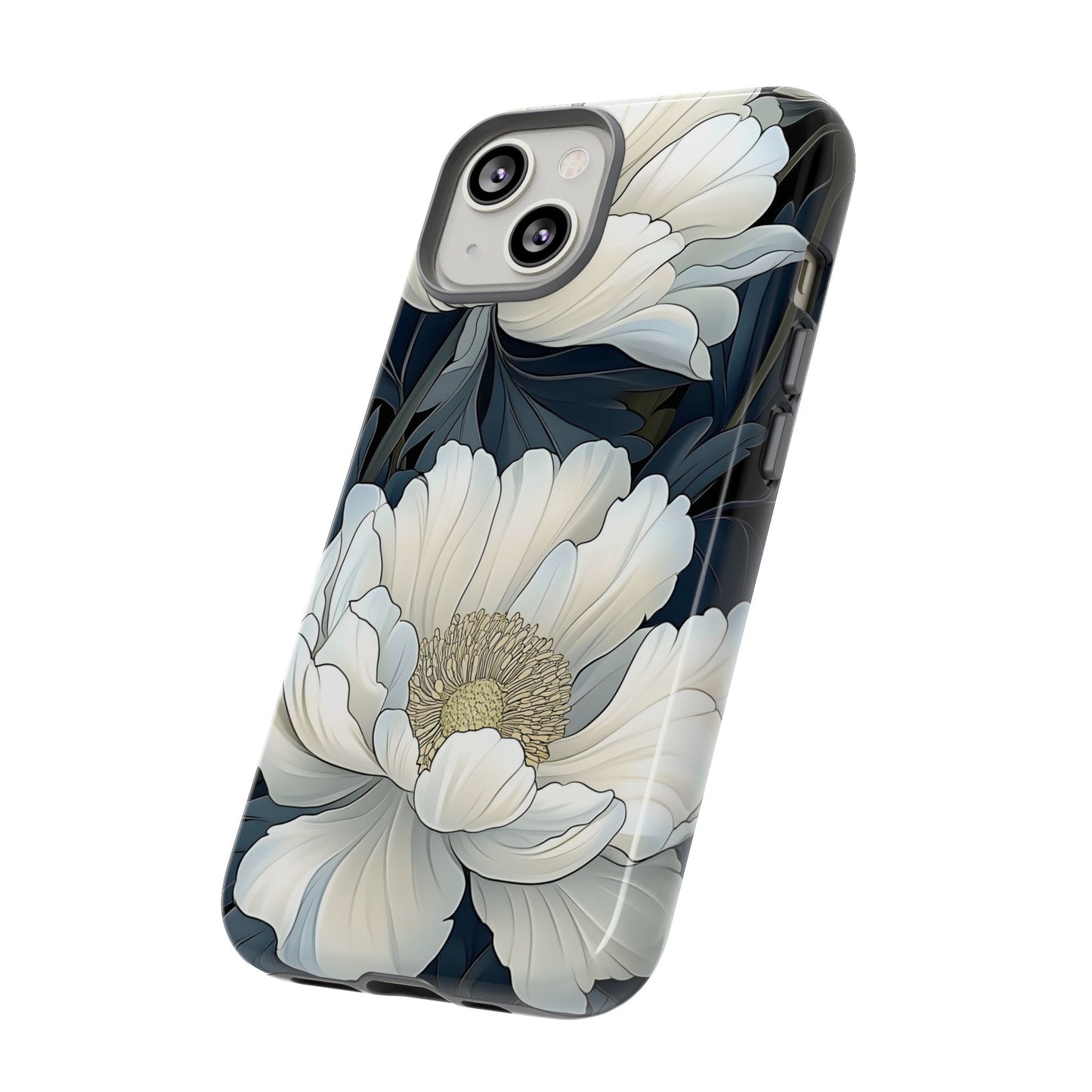 Elegant Floral Phone Case, Floral iPhone Cover, Flower Art Phone Case, Eco-Friendly Mobile Protection, Tough & Stylish Phone Case
