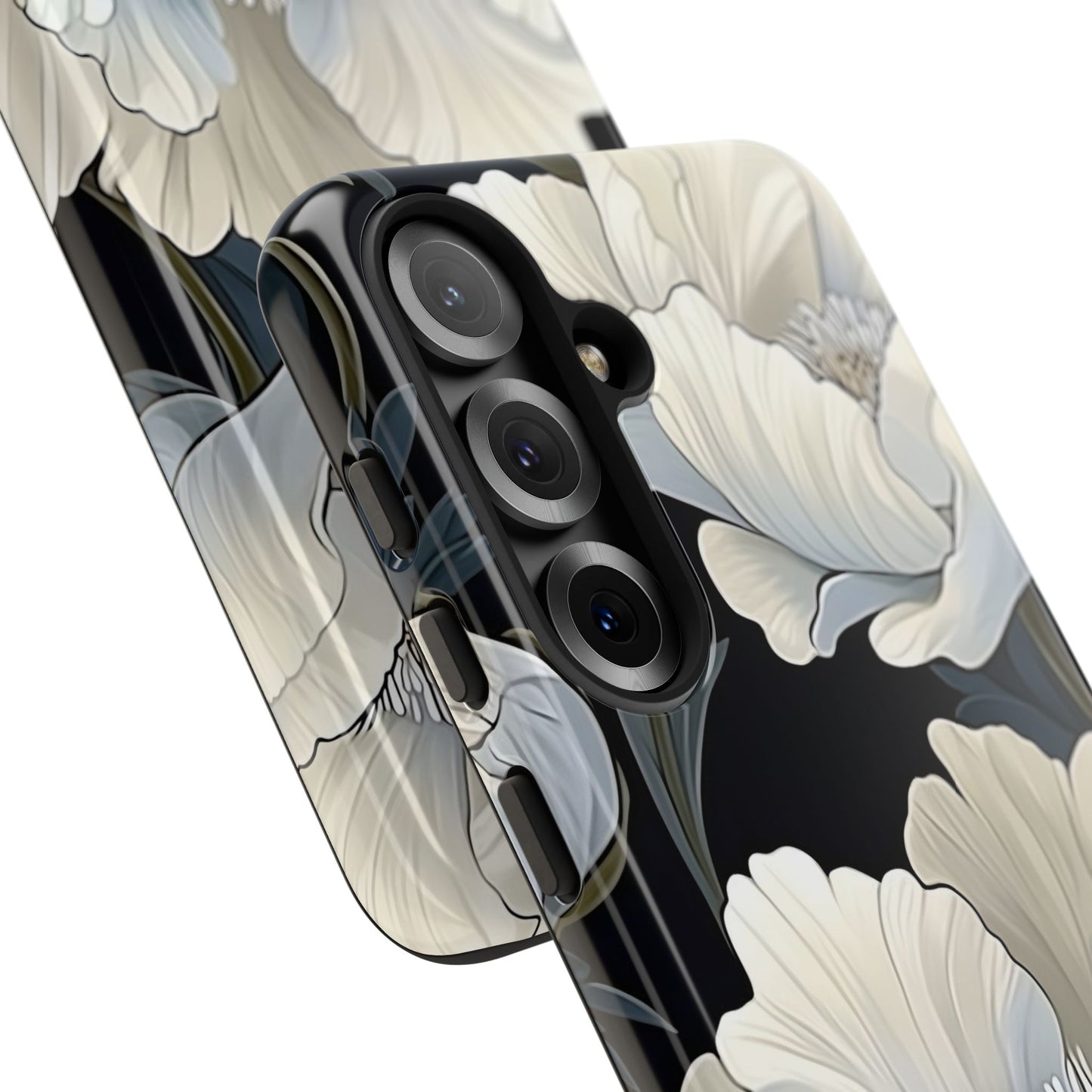 Floral Phone Case, Tough Cases for Women, Stylish Phone Cover, Floral Design Phone Protector, Nature Inspired Tech Accessories