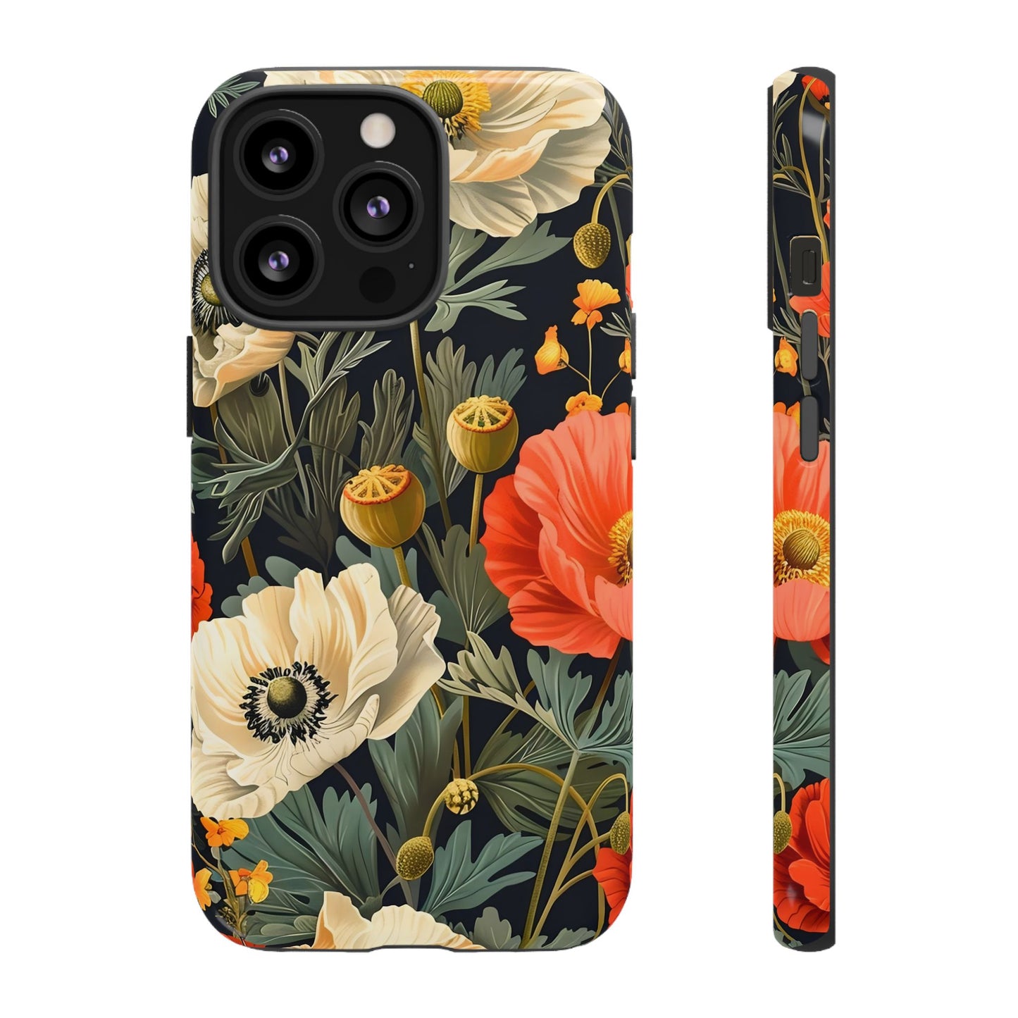 Floral Phone Case - Tough Cases with Vibrant Garden Design, Phone Accessory, Gift for Her, Spring Style, Nature Lover