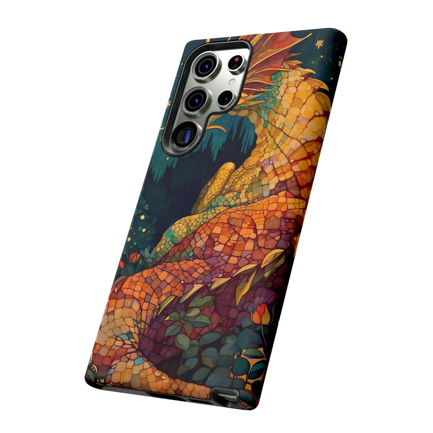 Dragon Art Phone Case, Tough Phone Cover, Fantasy Gift, Unique Mobile Accessory, Dragon Lover Gift, Stylish Protection