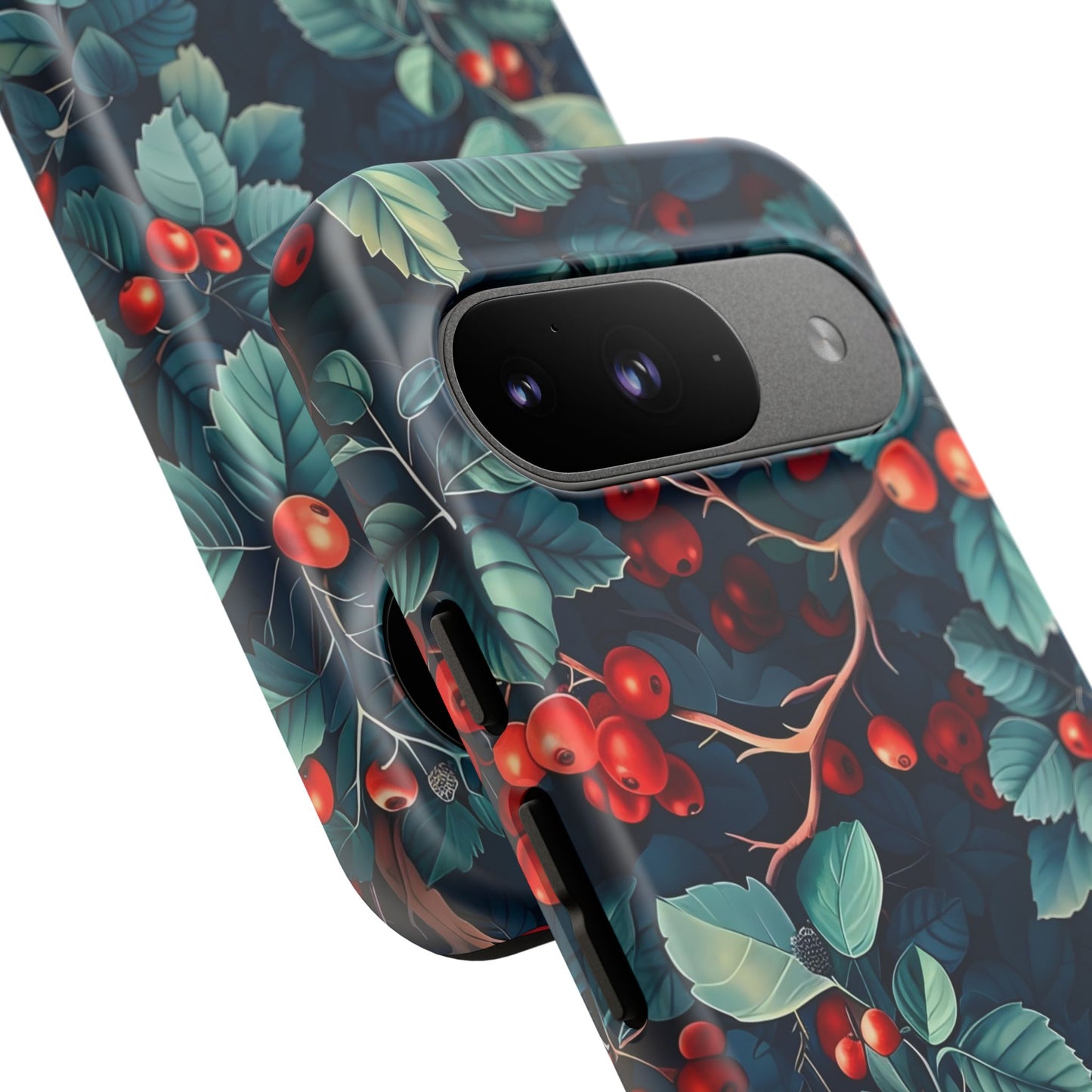 Berry Blossom Phone Case - Nature Lover's Gift, Floral Design, Cute Accessory for Spring, Unique Tech Cover, Perfect for Holidays